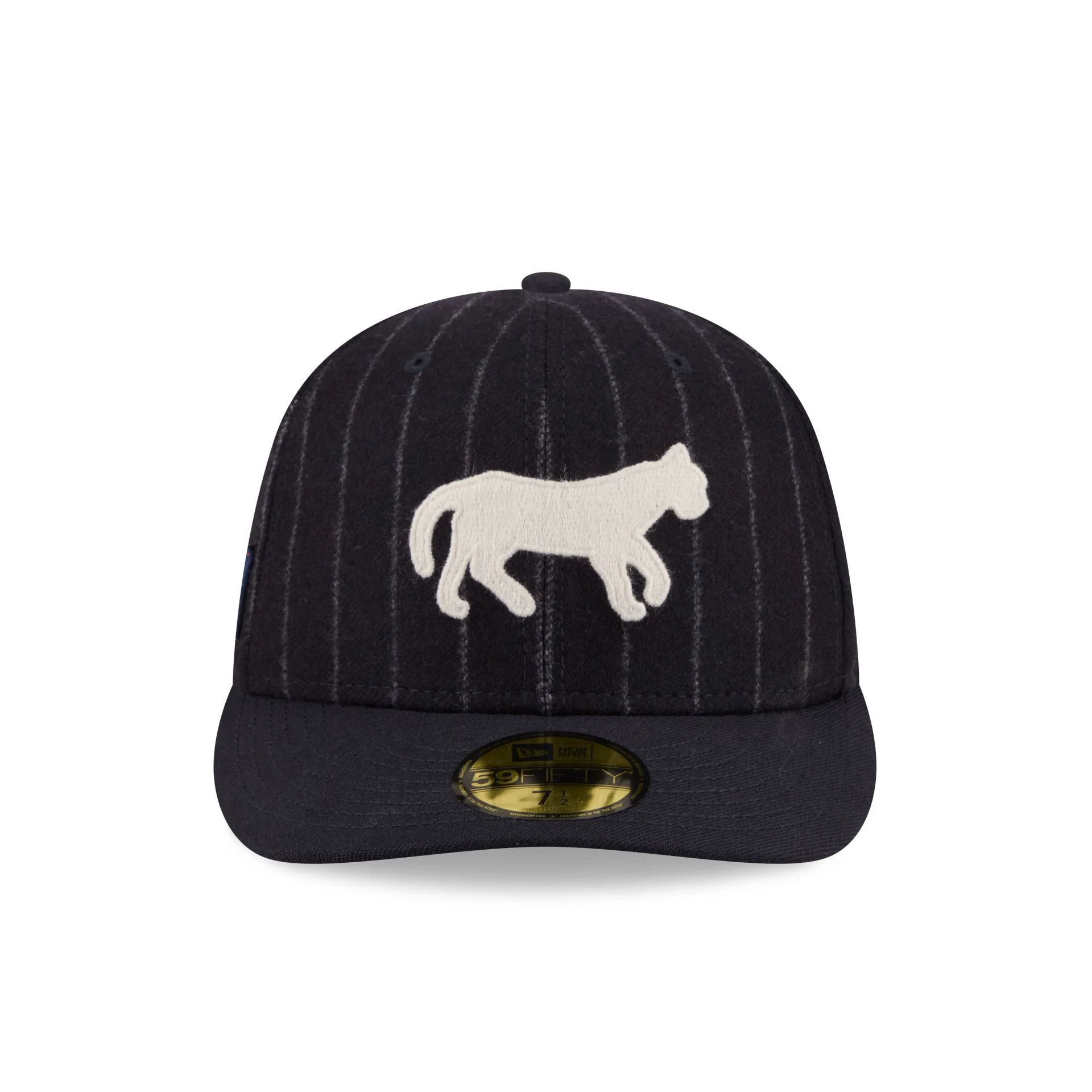Detroit Tigers Pinstripe Merino & Cashmere Moon 59FIFTY Fitted Hat - Image 2