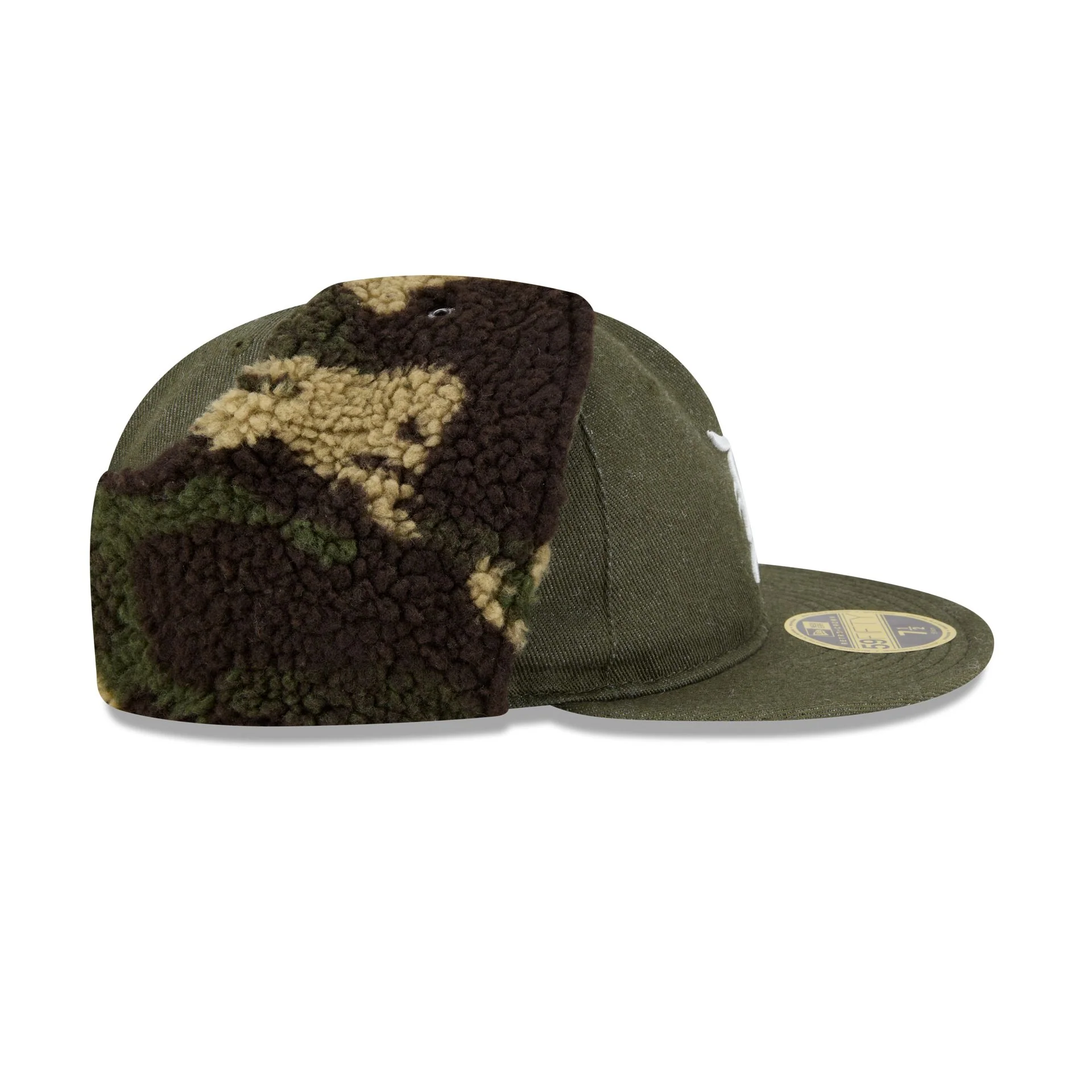 Detroit Tigers Three Looms Cotton Twill Camo Retro Crown Dog Ear 59FIFTY Fitted Hat - Image 5