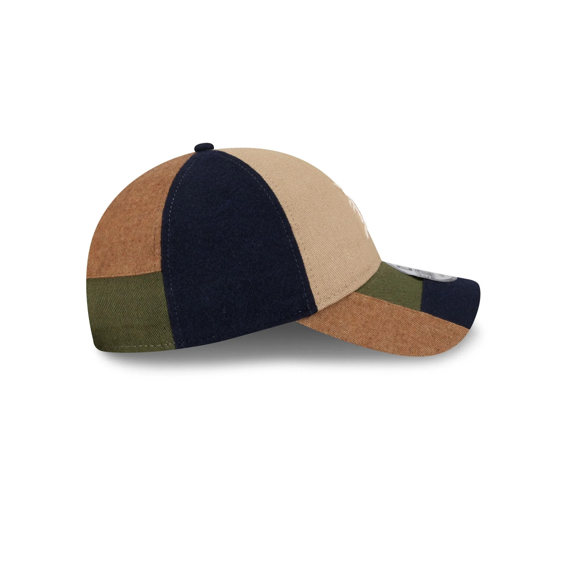 Detroit Tigers Three Looms Cotton Twill Patchwork 9TWENTY Adjustable Hat - Image 5