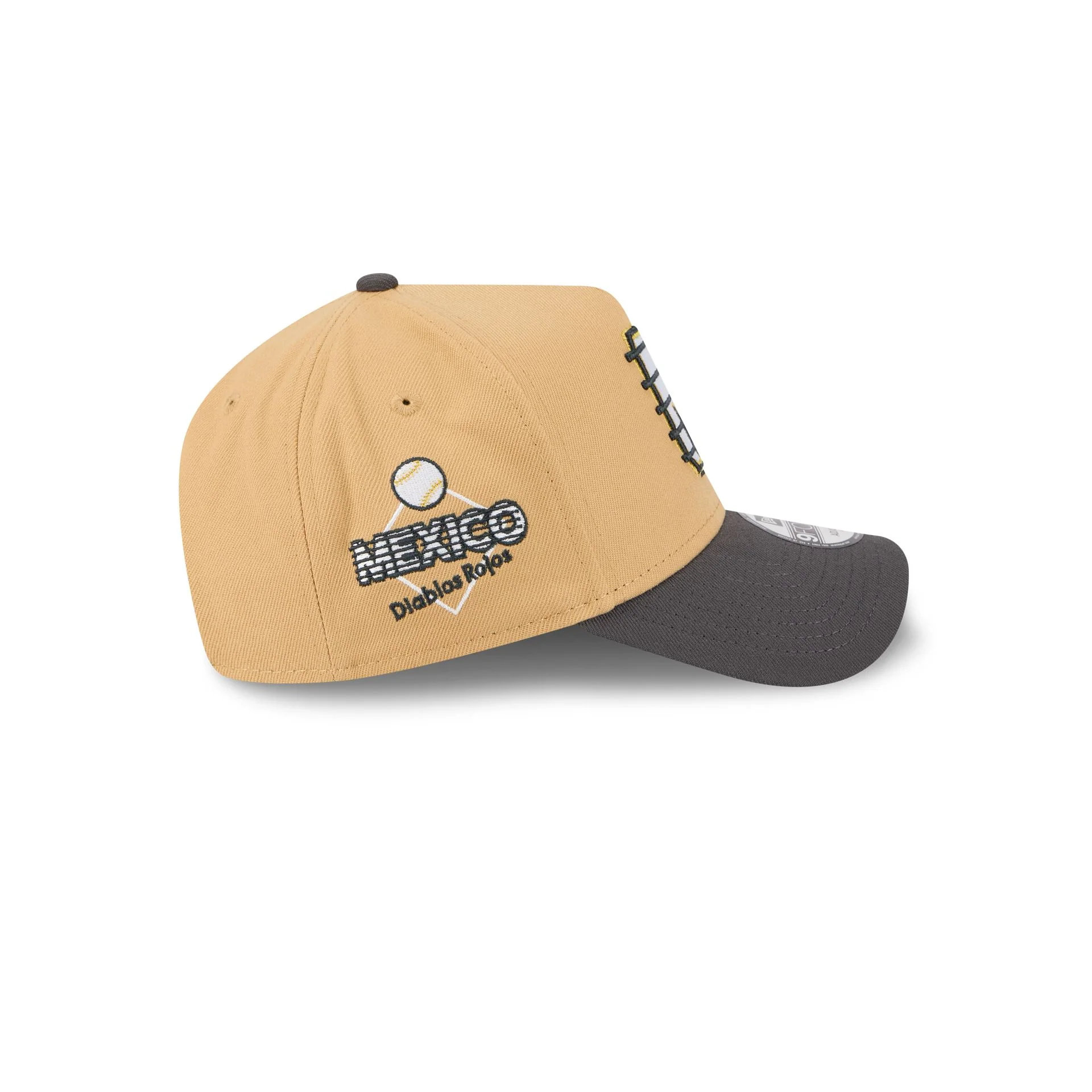 Diablos Rojos del México Bronze 9FORTY A-Frame Snapback Hat - Image 4