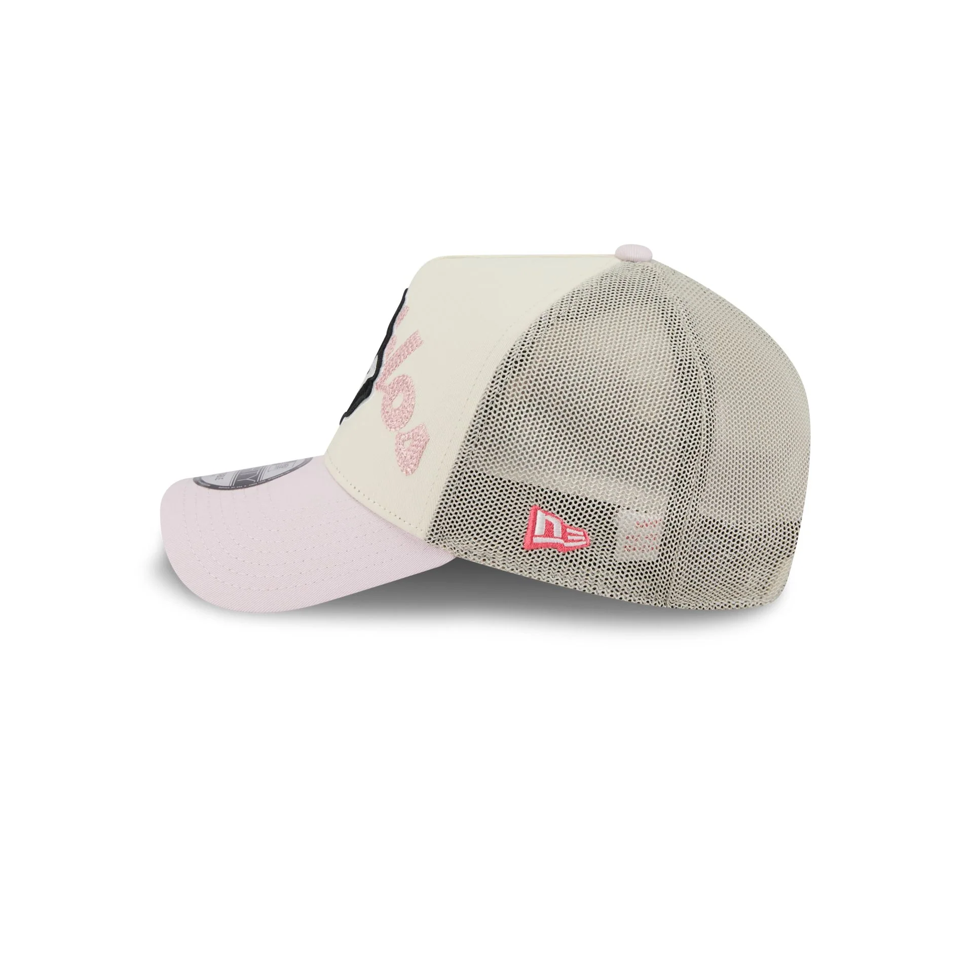 Diablos Rojos del México Stacked Wordmark 9FORTY A-Frame Snapback Hat - Image 5