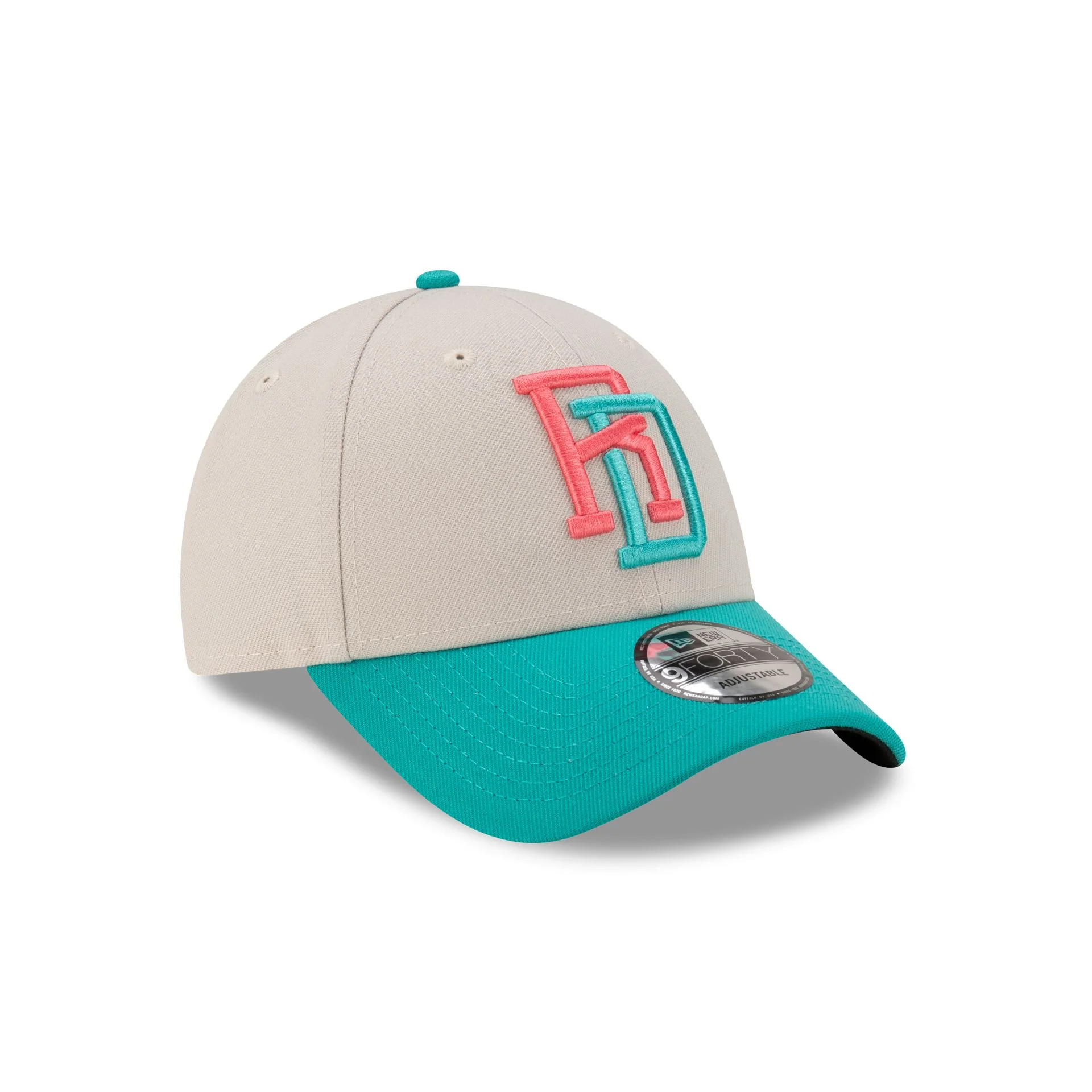 Dominican Republic Teal 9FORTY Snapback Hat - Image 3
