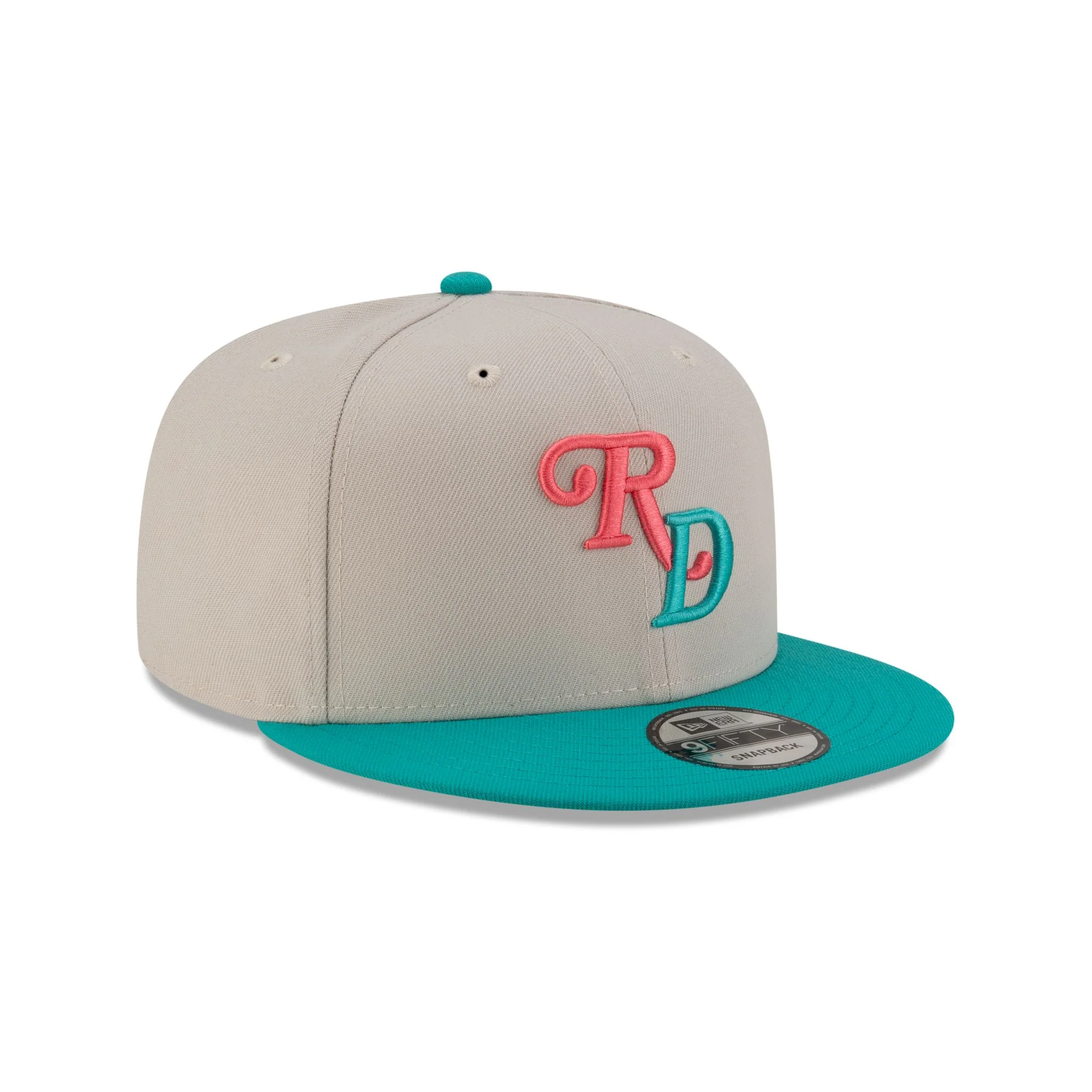 Dominican Republic Teal Script 9FIFTY Snapback Hat - Image 3