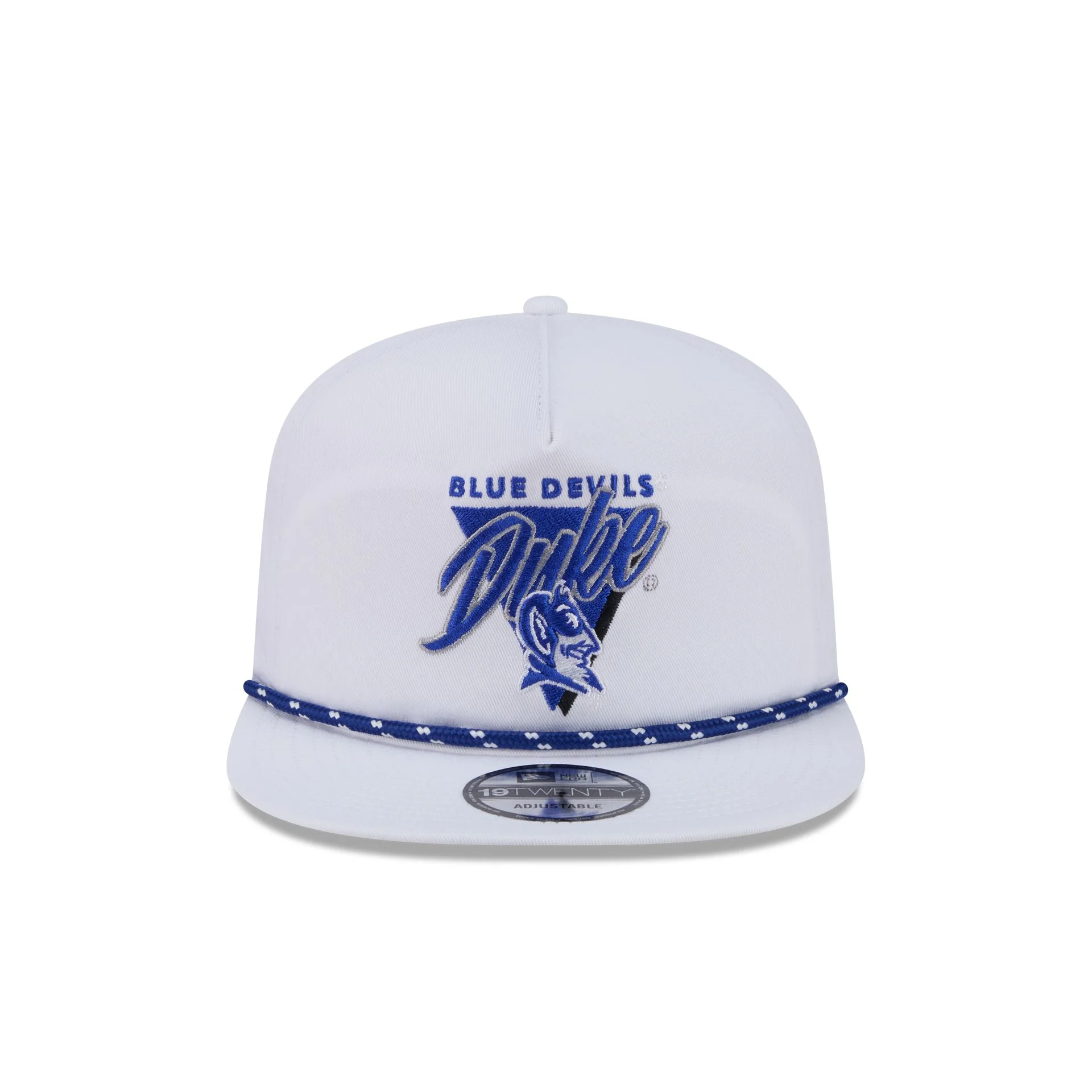Duke Blue Devils Collegiate White 19TWENTY Snapback Hat - Image 2