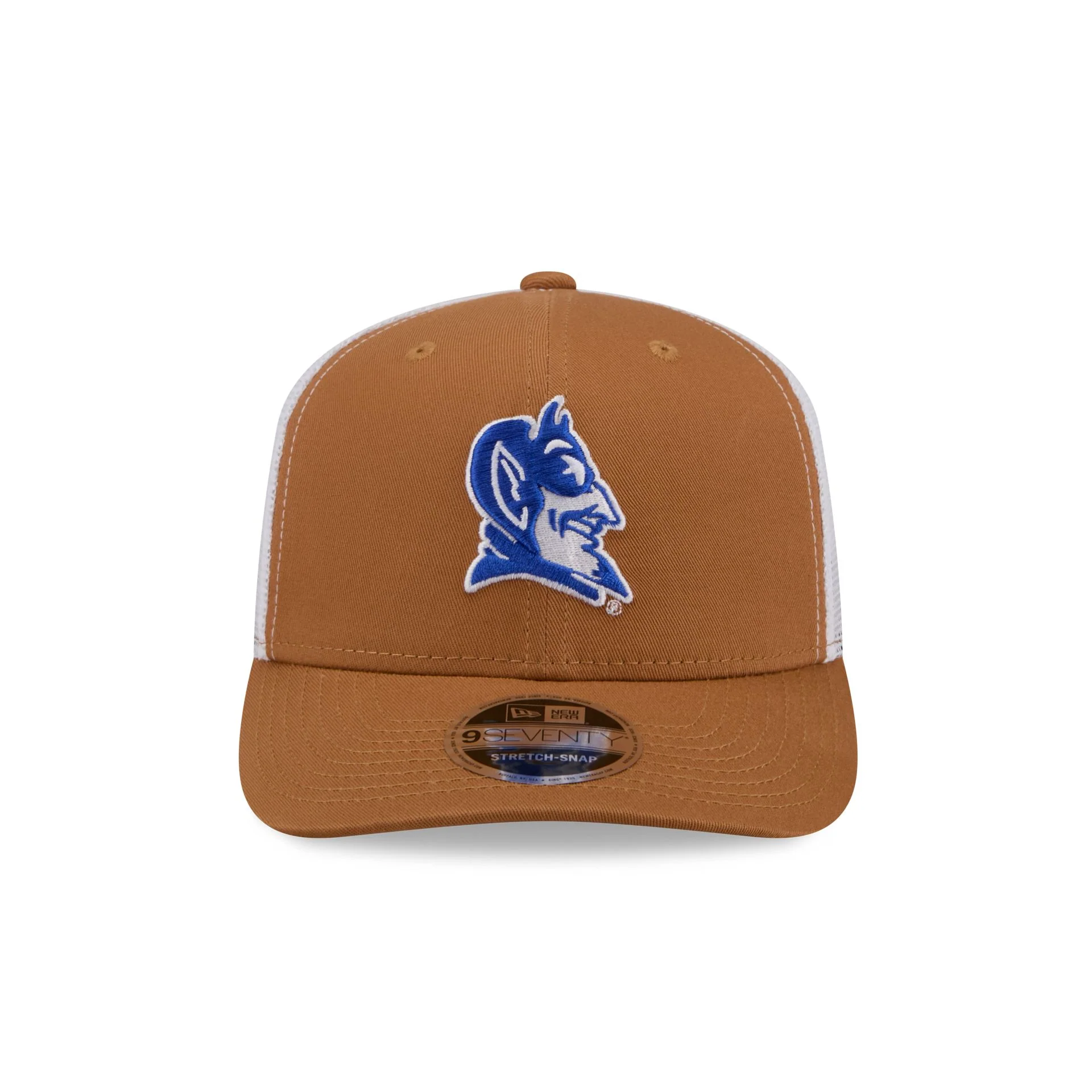 Duke Blue Devils Light Bronze 9SEVENTY Trucker Hat - Image 2