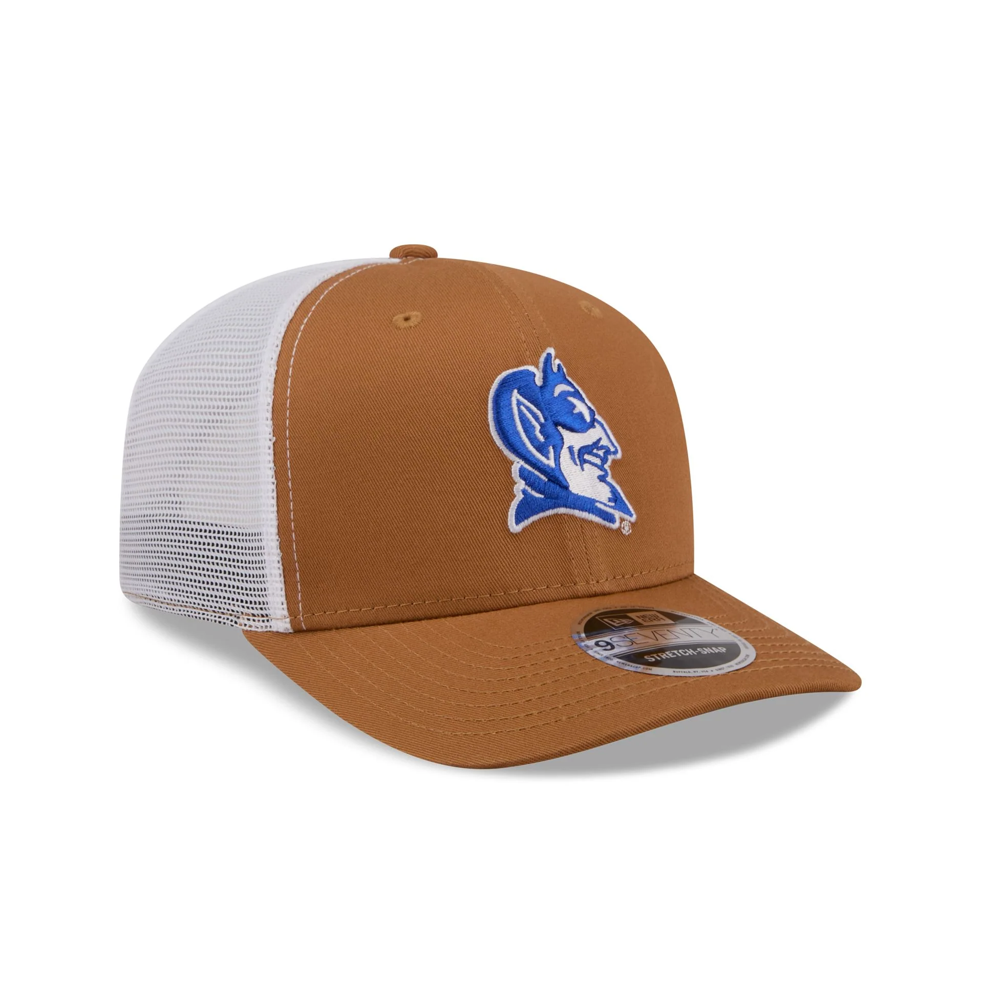 Duke Blue Devils Light Bronze 9SEVENTY Trucker Hat - Image 3