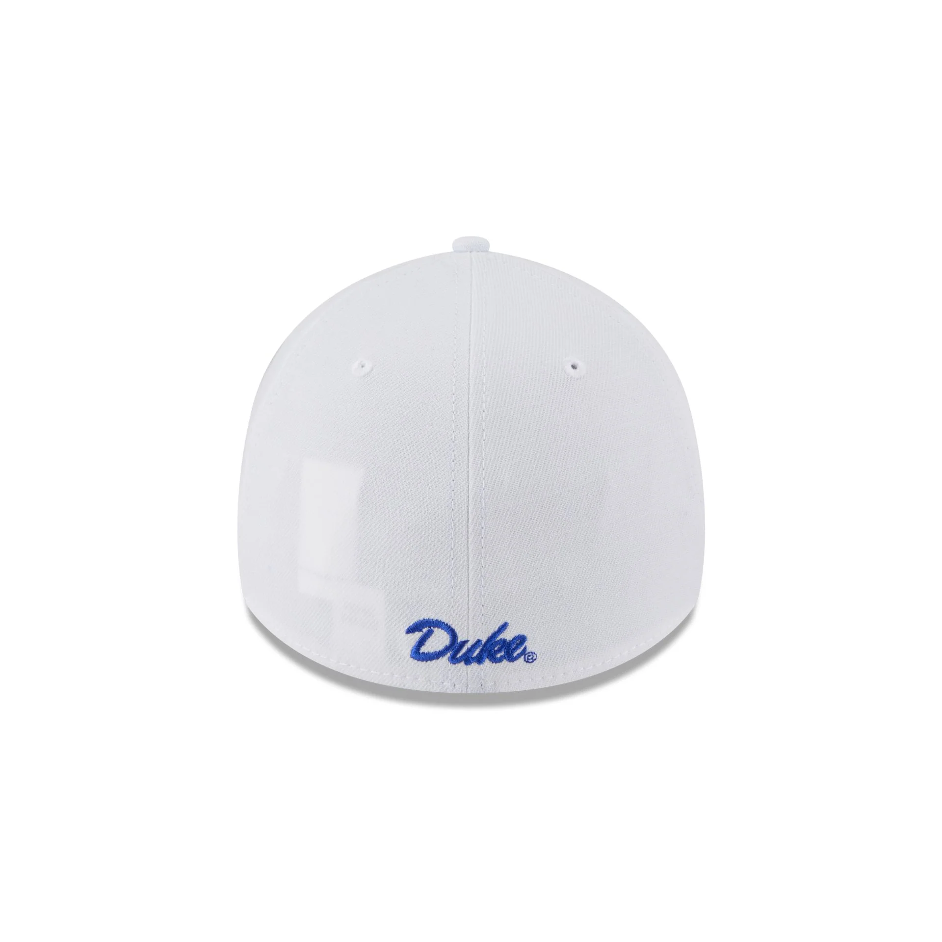 Duke Blue Devils Optic White 39THIRTY Stretch Fit Hat - Image 6
