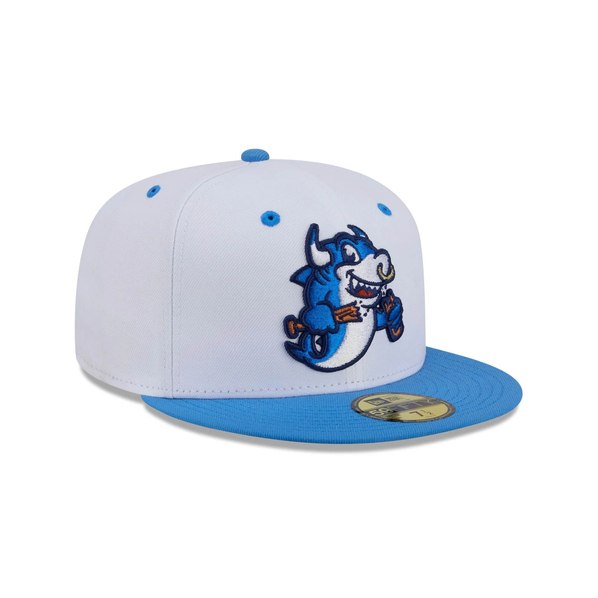 Durham Bulls Theme Night White 59FIFTY Fitted Hat - Image 3
