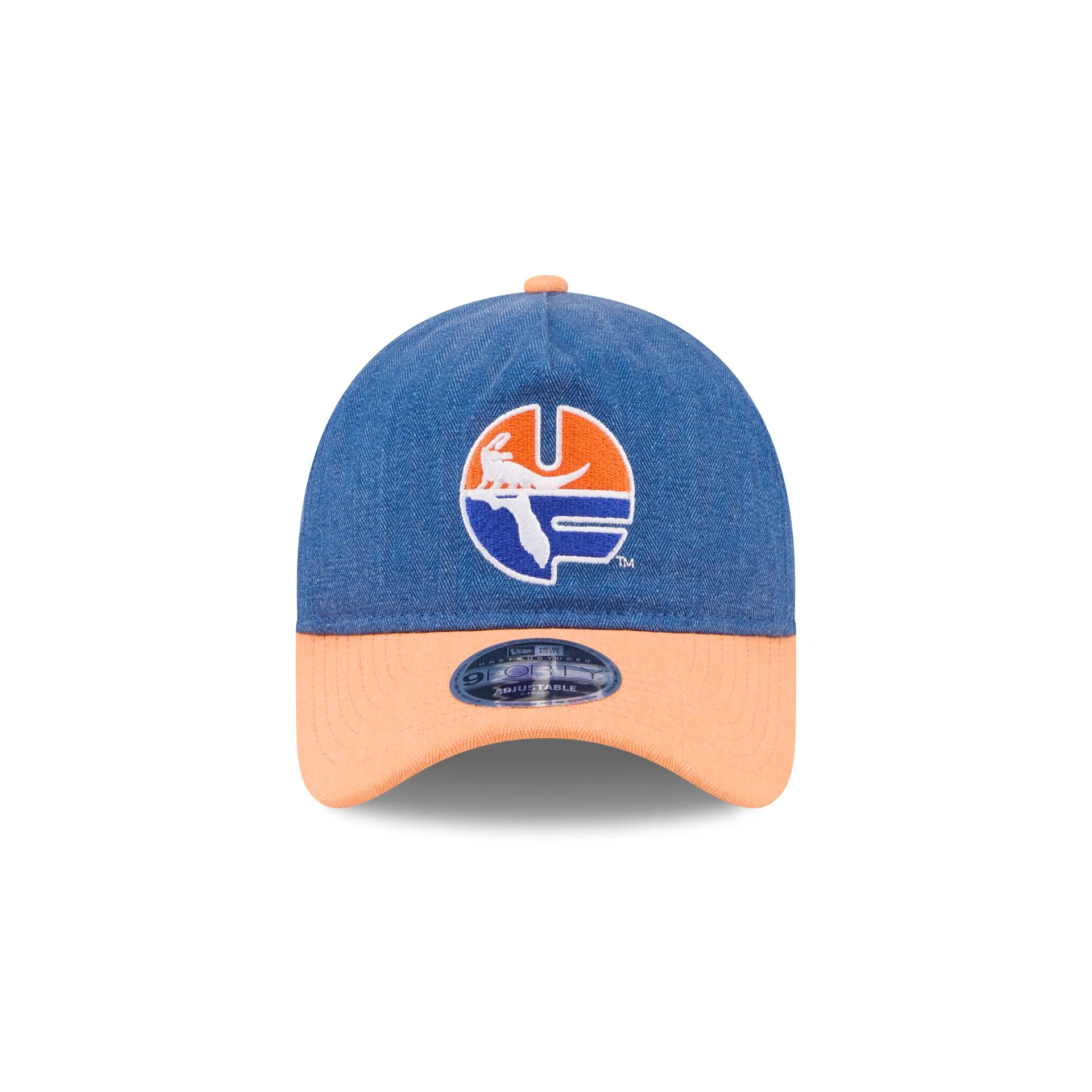 Florida Gators Herringbone Team Colors 9FORTY A-Frame Adjustable Hat - Image 2