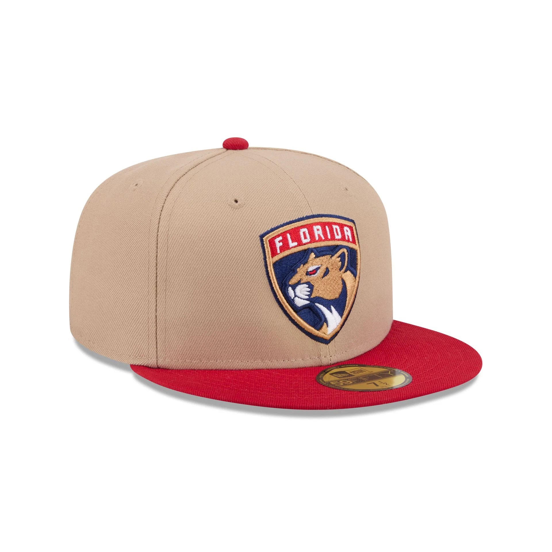 Florida Panthers Camel 59FIFTY Fitted Hat - Image 3