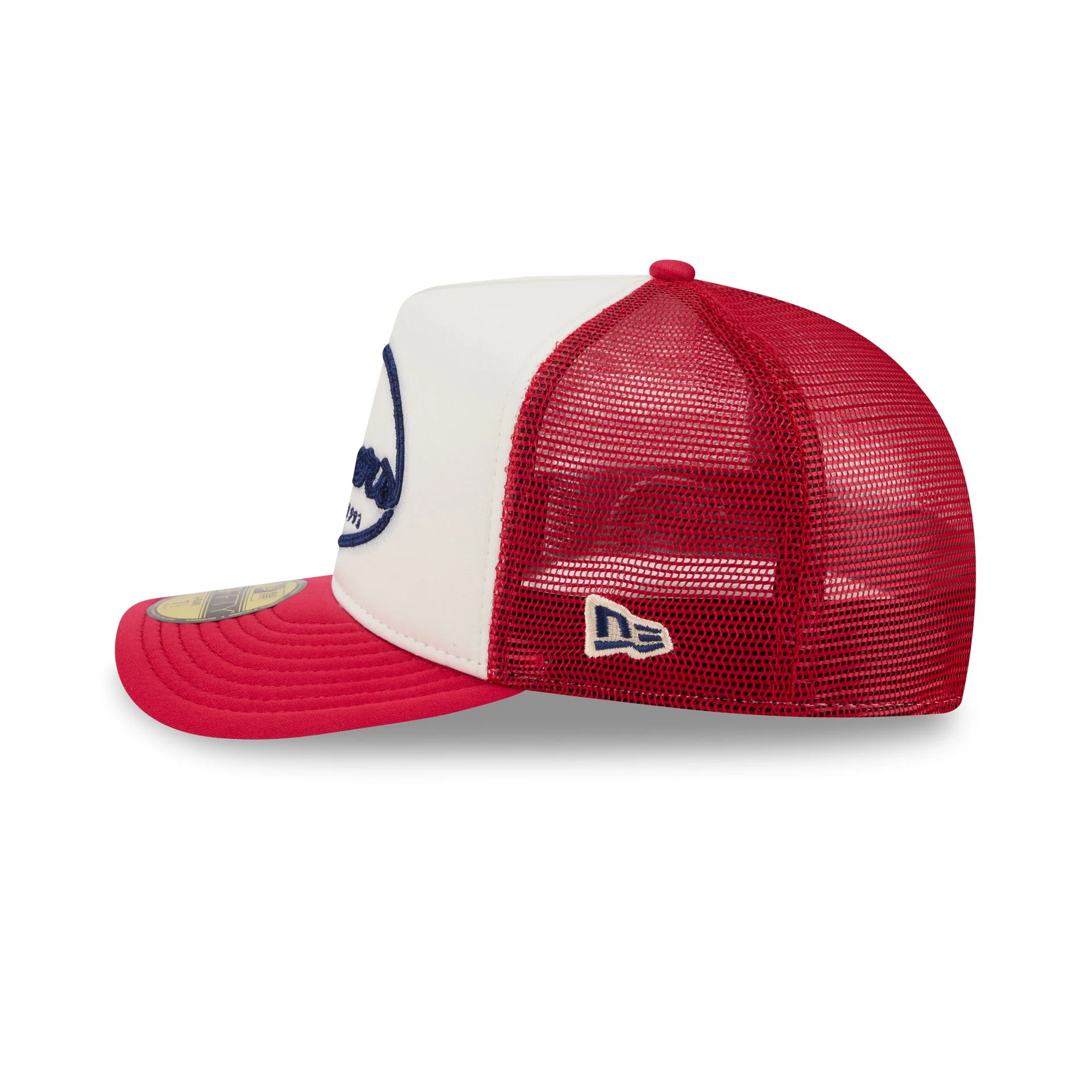 Florida Panthers Chrome 59FIFTY Fitted Trucker Hat - Image 4