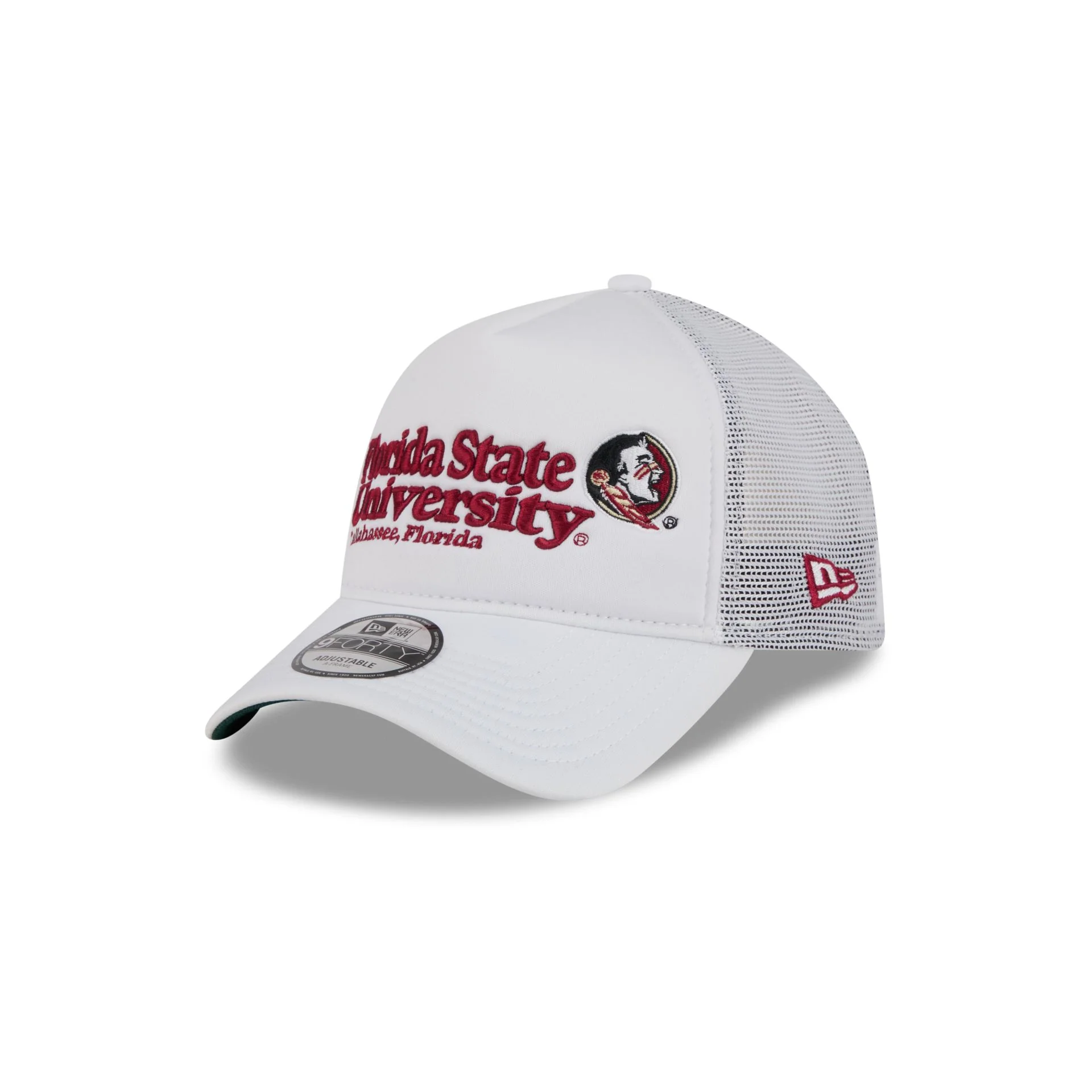 Florida State Seminoles Collegiate City, State 9FORTY A-Frame Trucker Hat - Image 3