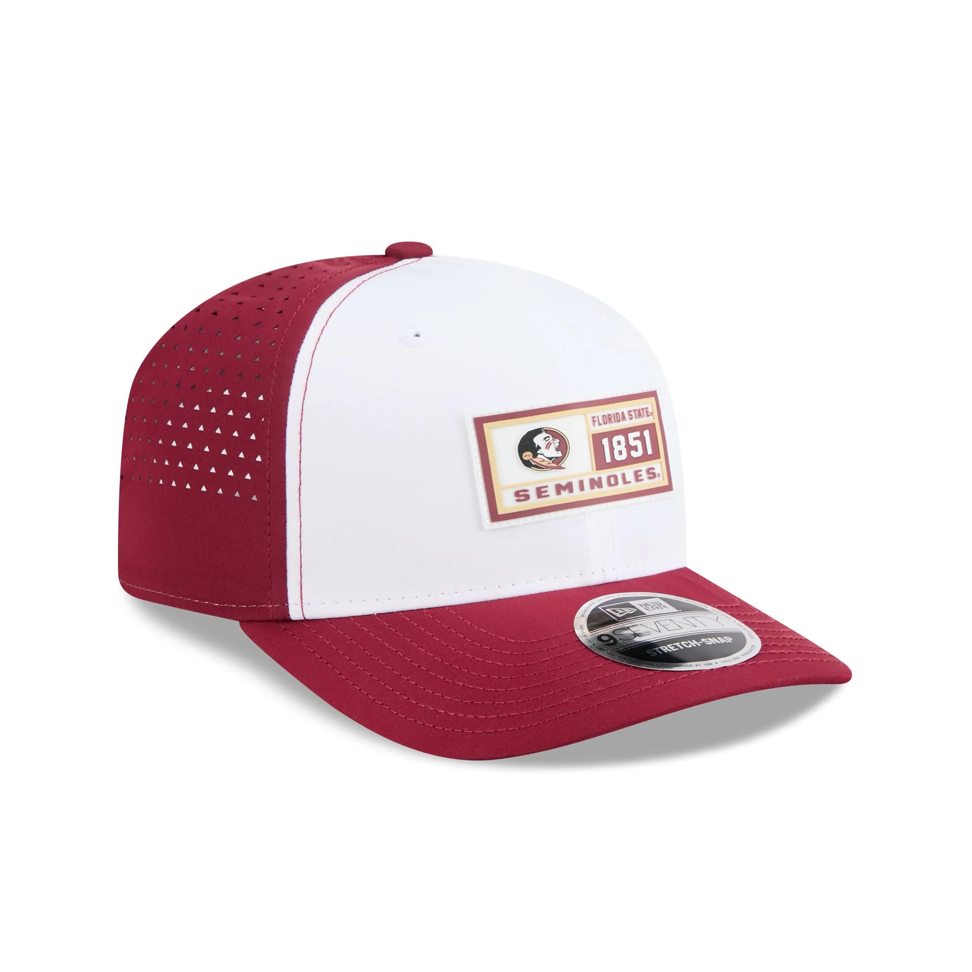 Florida State Seminoles Est. Patch 9SEVENTY Stretch-Snap Hat - Image 3