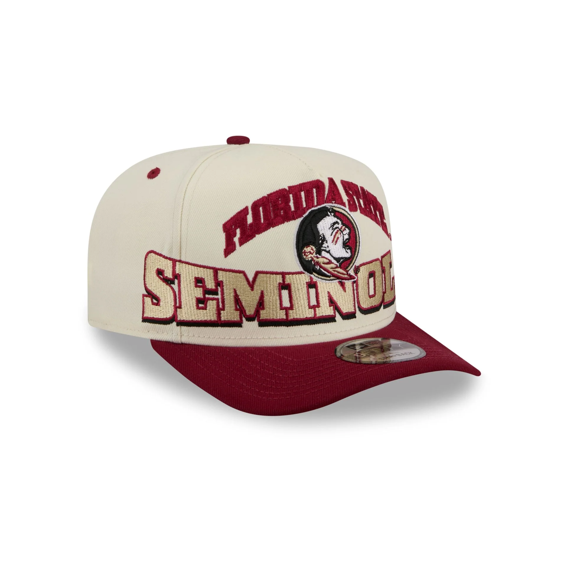 Florida State Seminoles March Madness Chrome 9FIFTY A-Frame Snapback Hat - Image 3