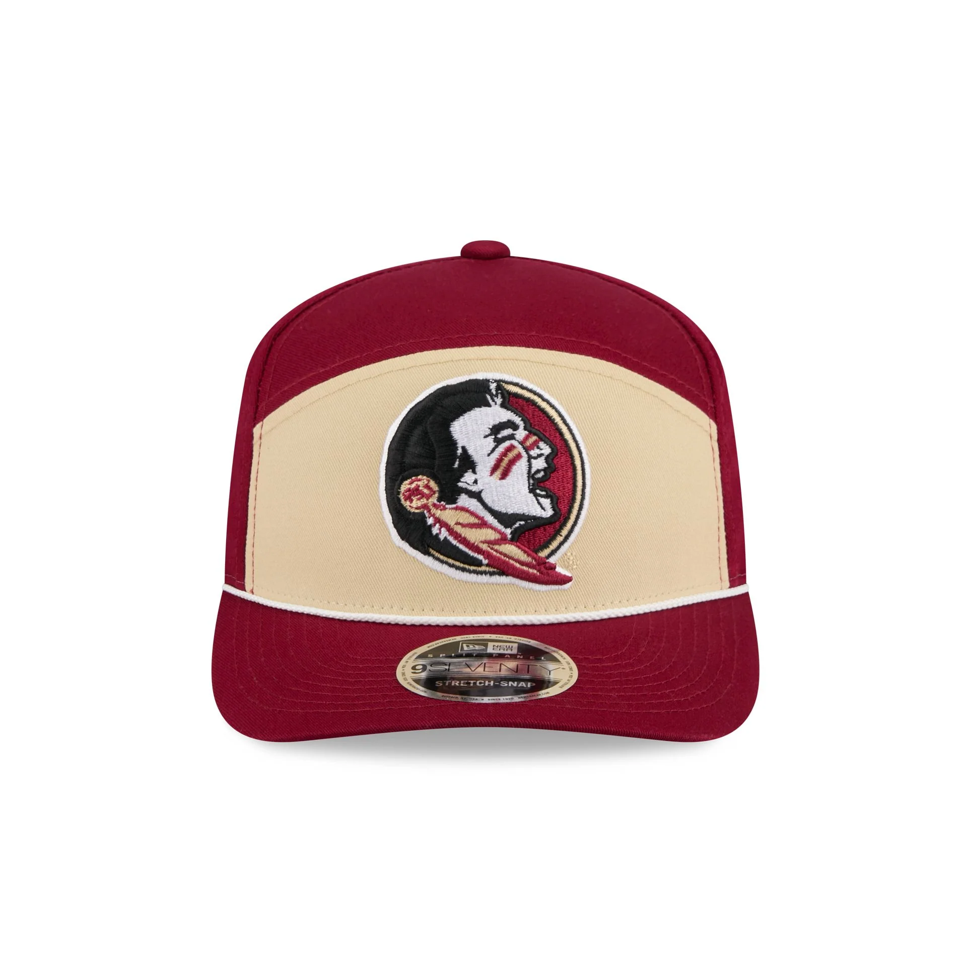Florida State Seminoles Split Panel 9SEVENTY Stretch-Snap Hat - Image 2