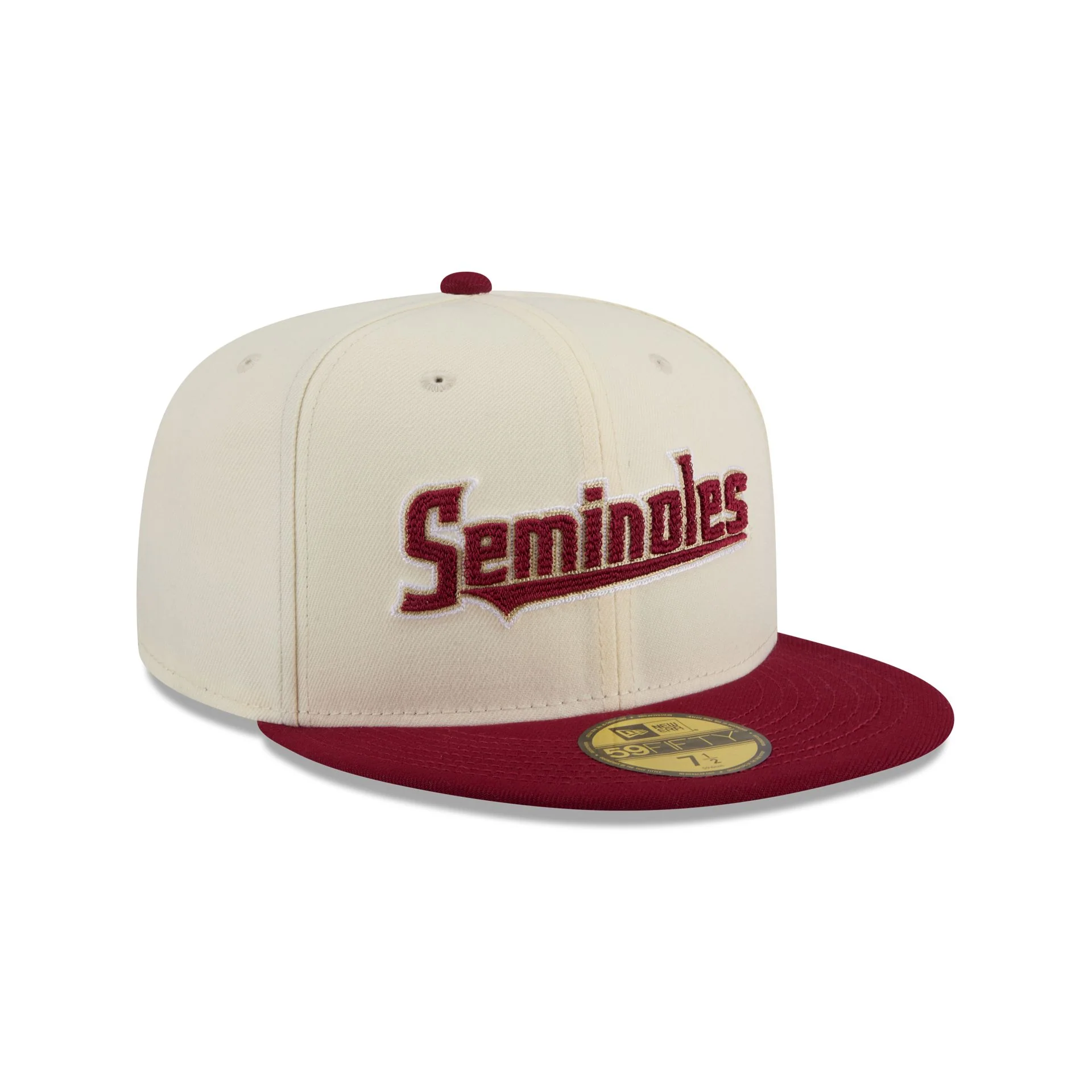 Florida State Seminoles Two Tone Stitch 59FIFTY Fitted Hat - Image 3