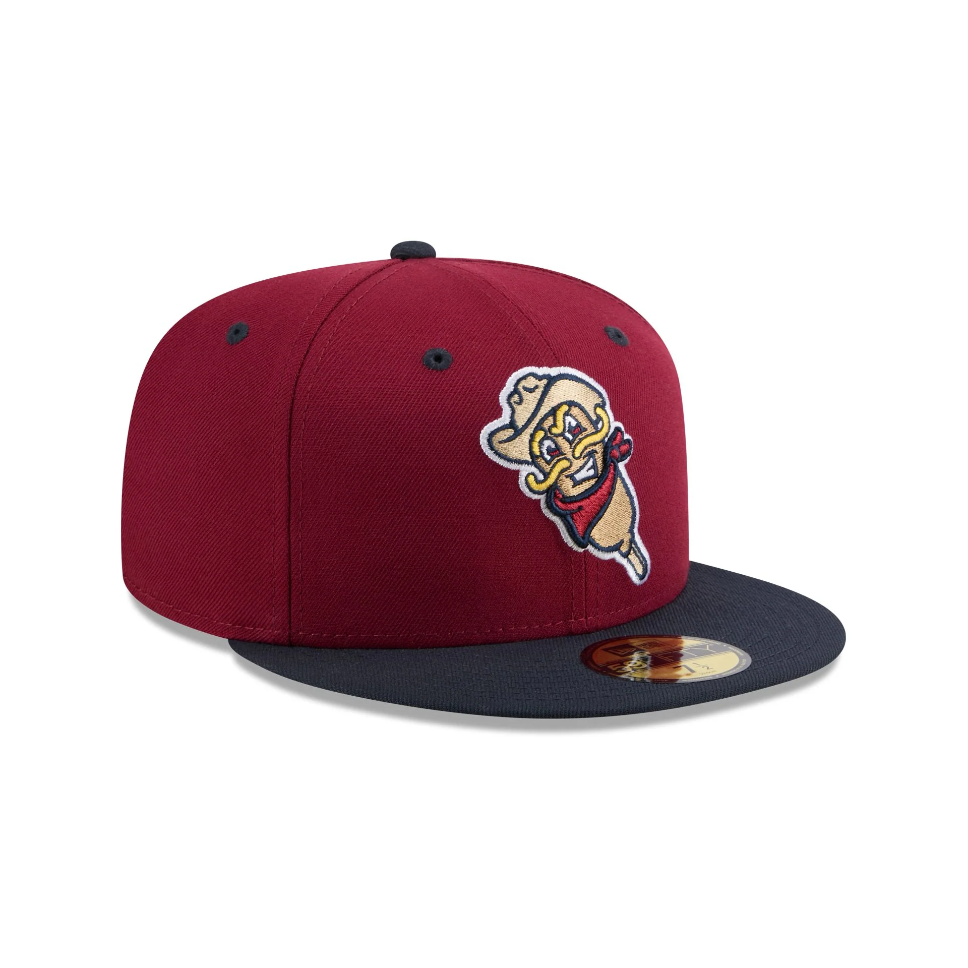 Frisco RoughRiders Theme Night Maroon 59FIFTY Fitted Hat - Image 3
