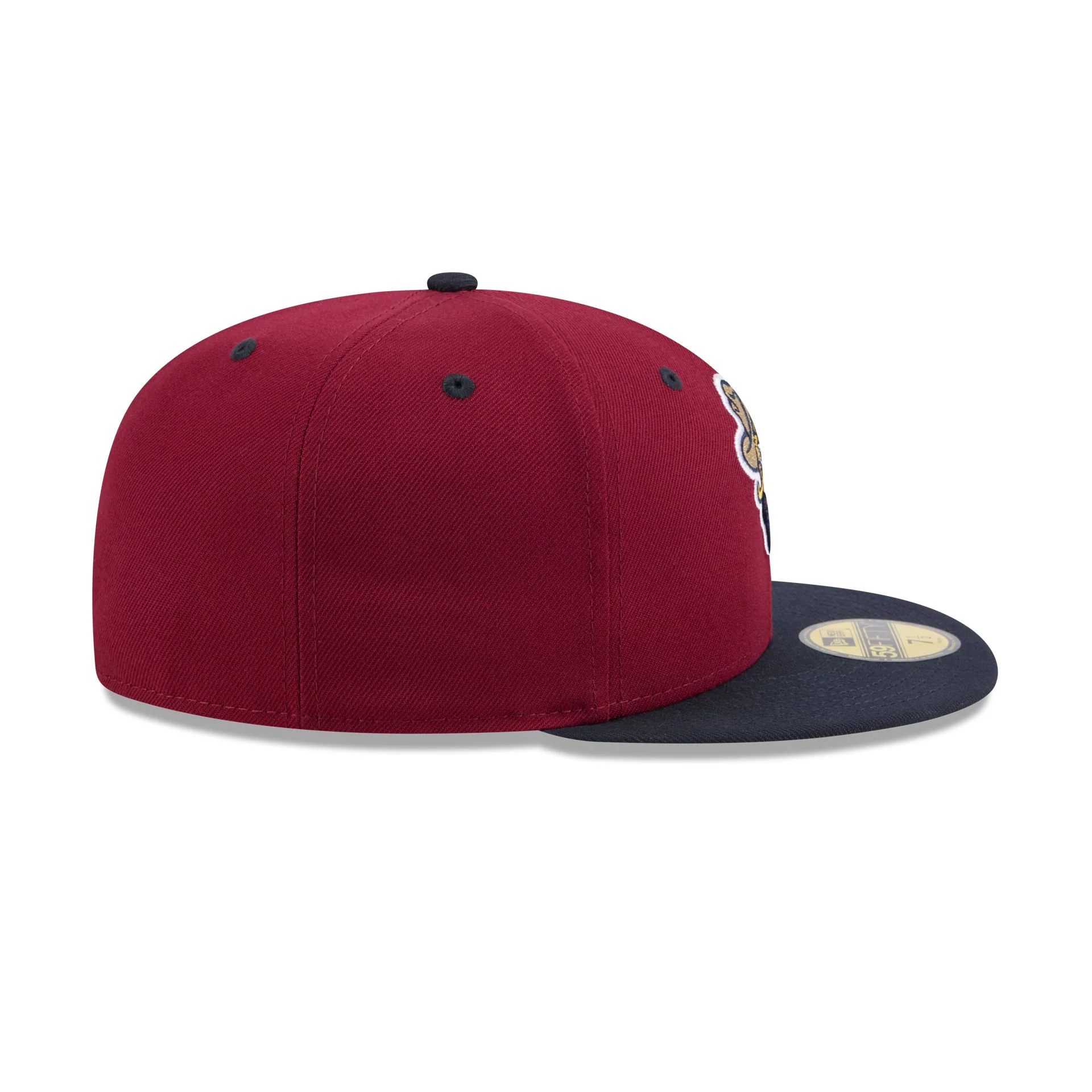 Frisco RoughRiders Theme Night Maroon 59FIFTY Fitted Hat - Image 5