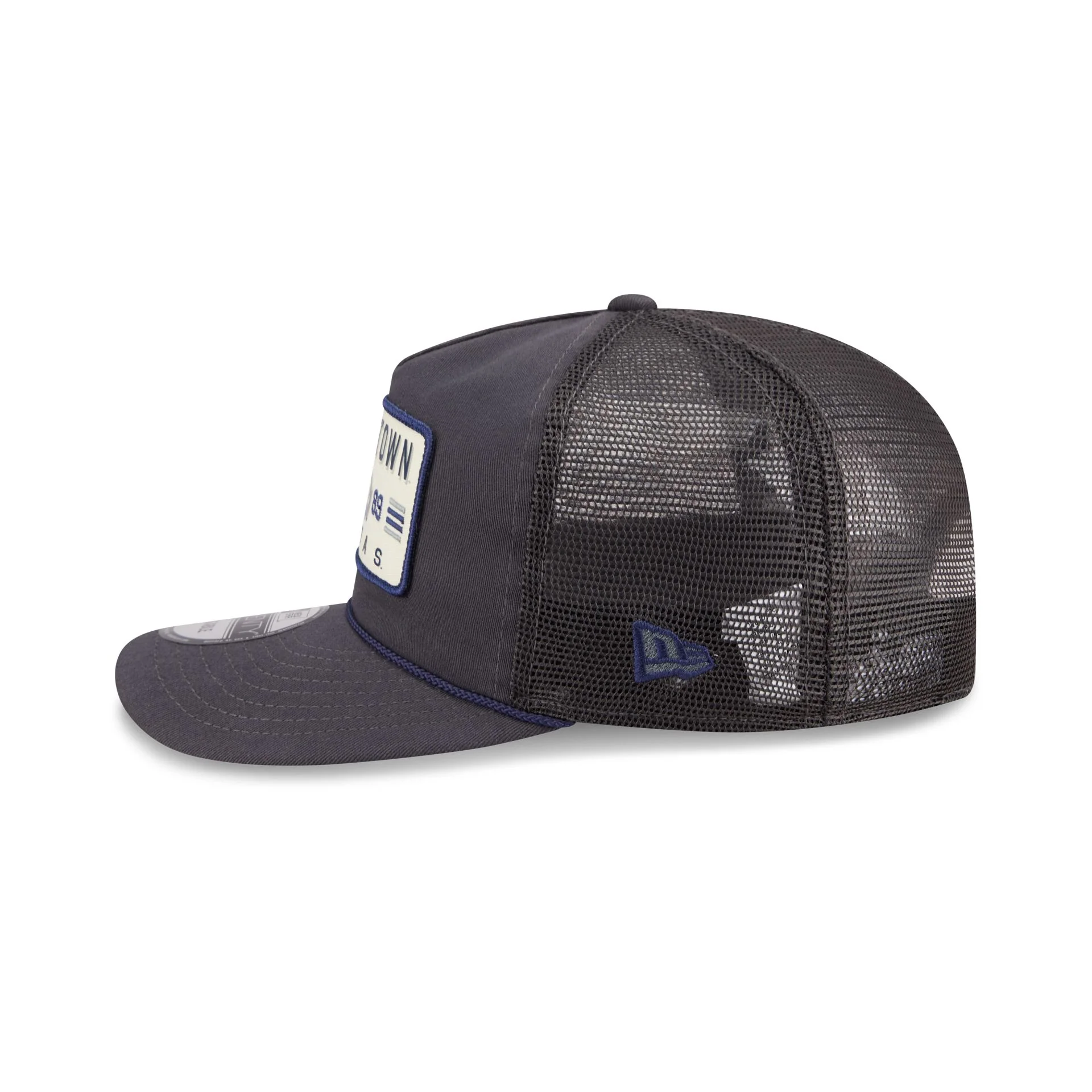 Georgetown Hoyas Washed Graphite 19TWENTY Trucker Hat - Image 4