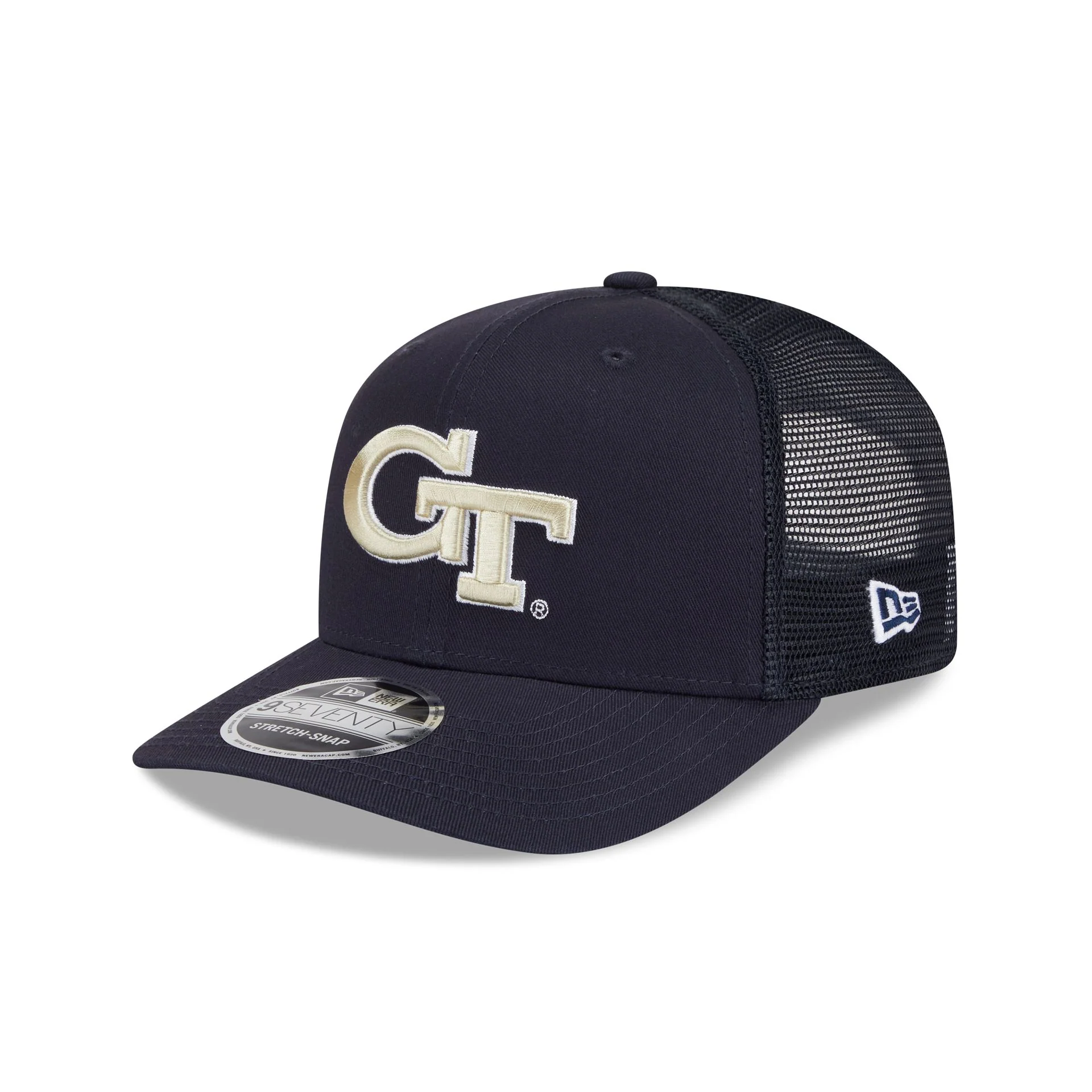 Georgia Tech Yellow Jackets Simple 9SEVENTY Trucker Hat