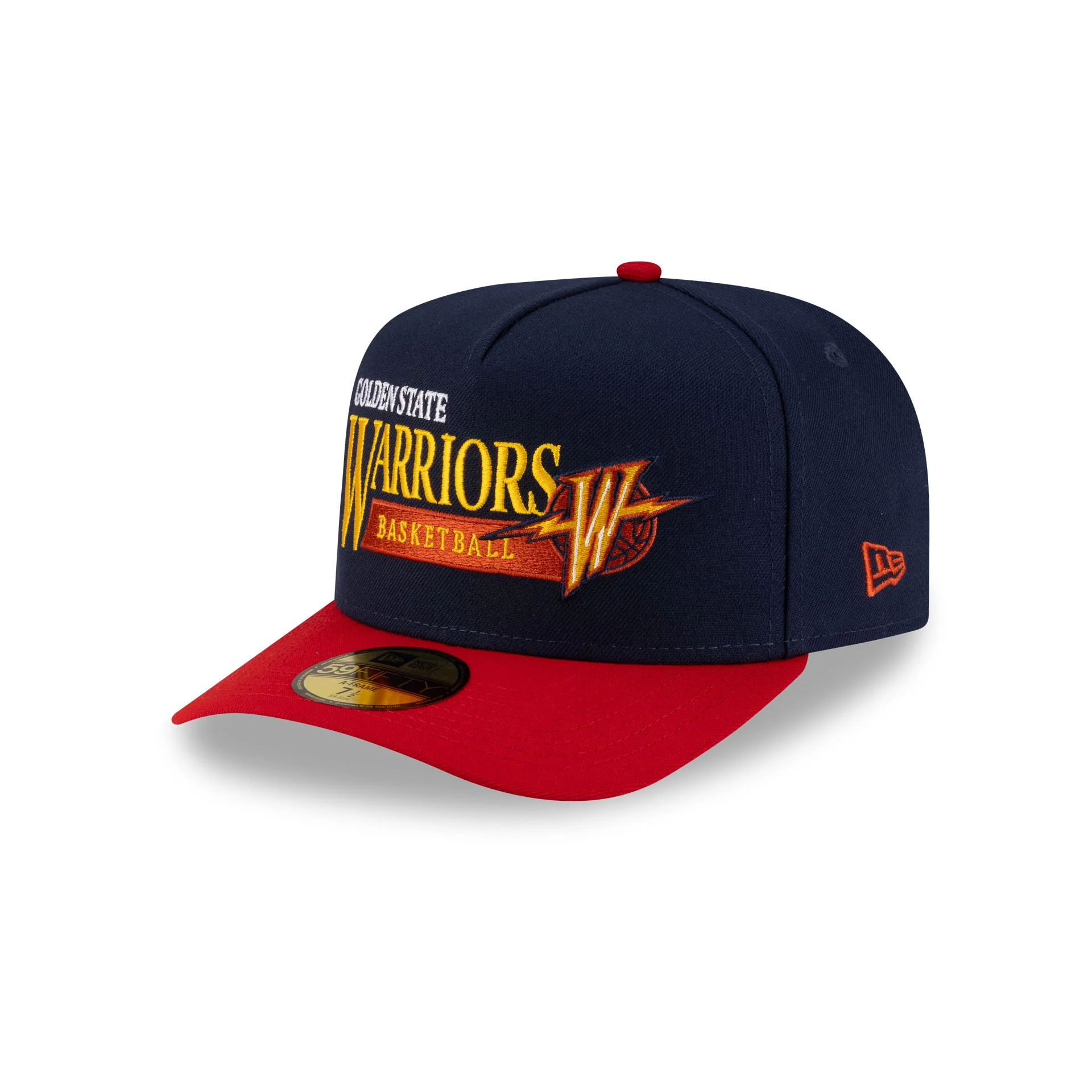 Golden State Warriors 1997-2010 Hardwood Classics Liner 59FIFTY A-Frame Fitted Hat - Image 3