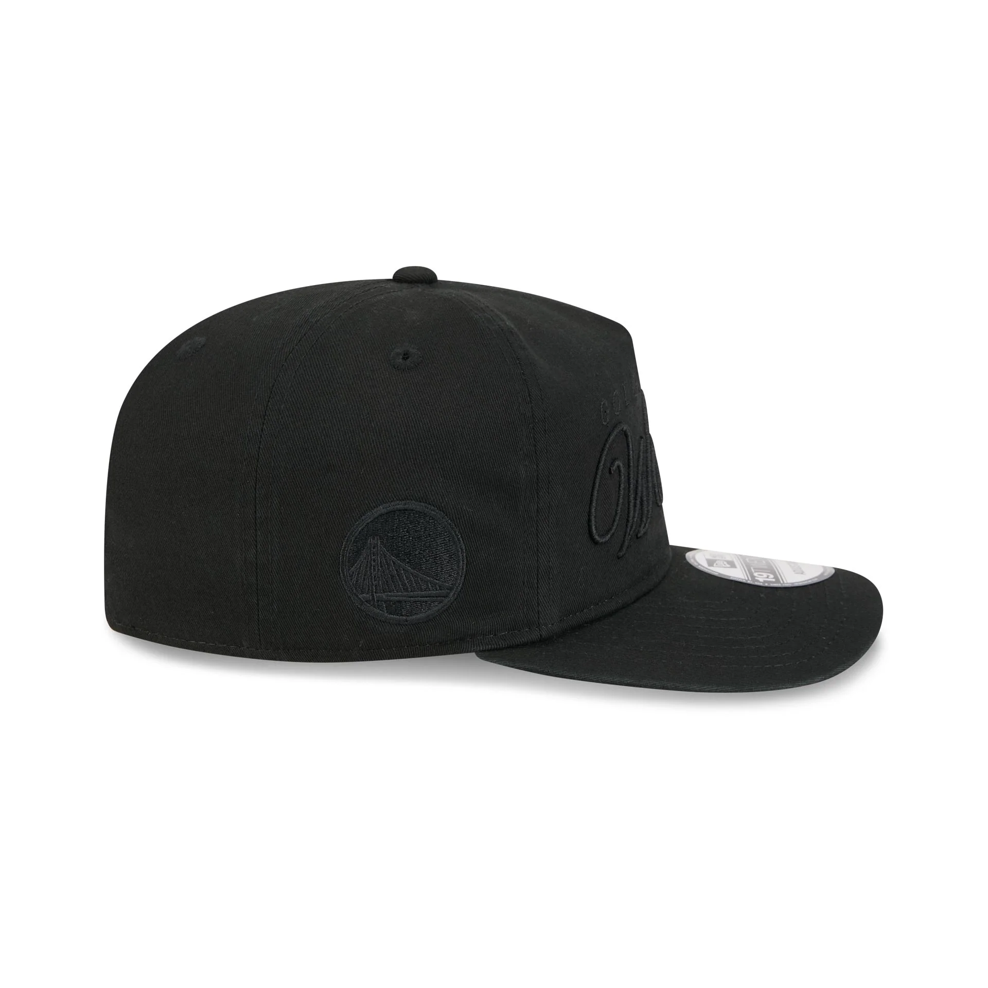 Golden State Warriors All Black Scripted 19TWENTY Adjustable Hat - Image 4