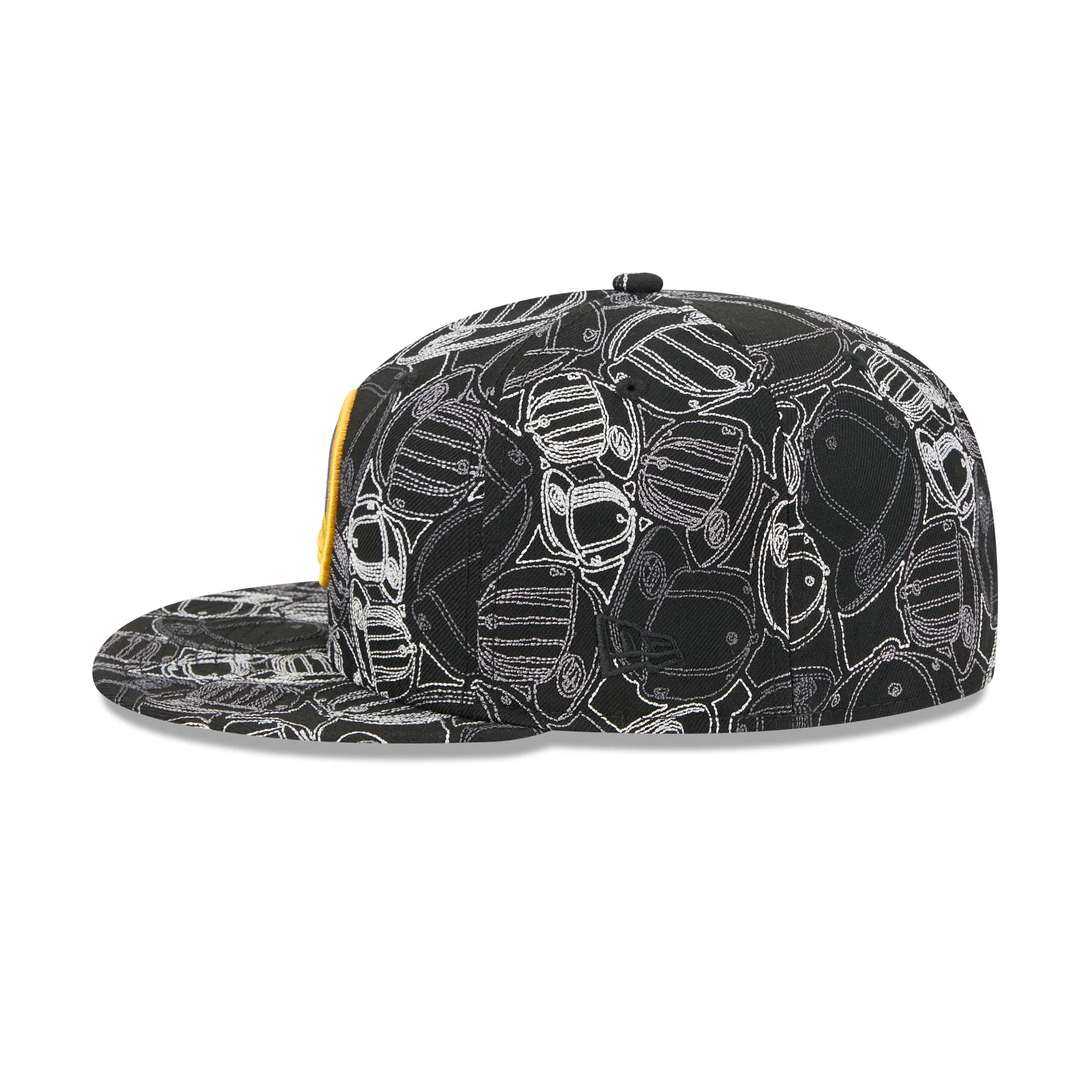 Golden State Warriors Cap Scramble 59FIFTY Fitted Hat - Image 4
