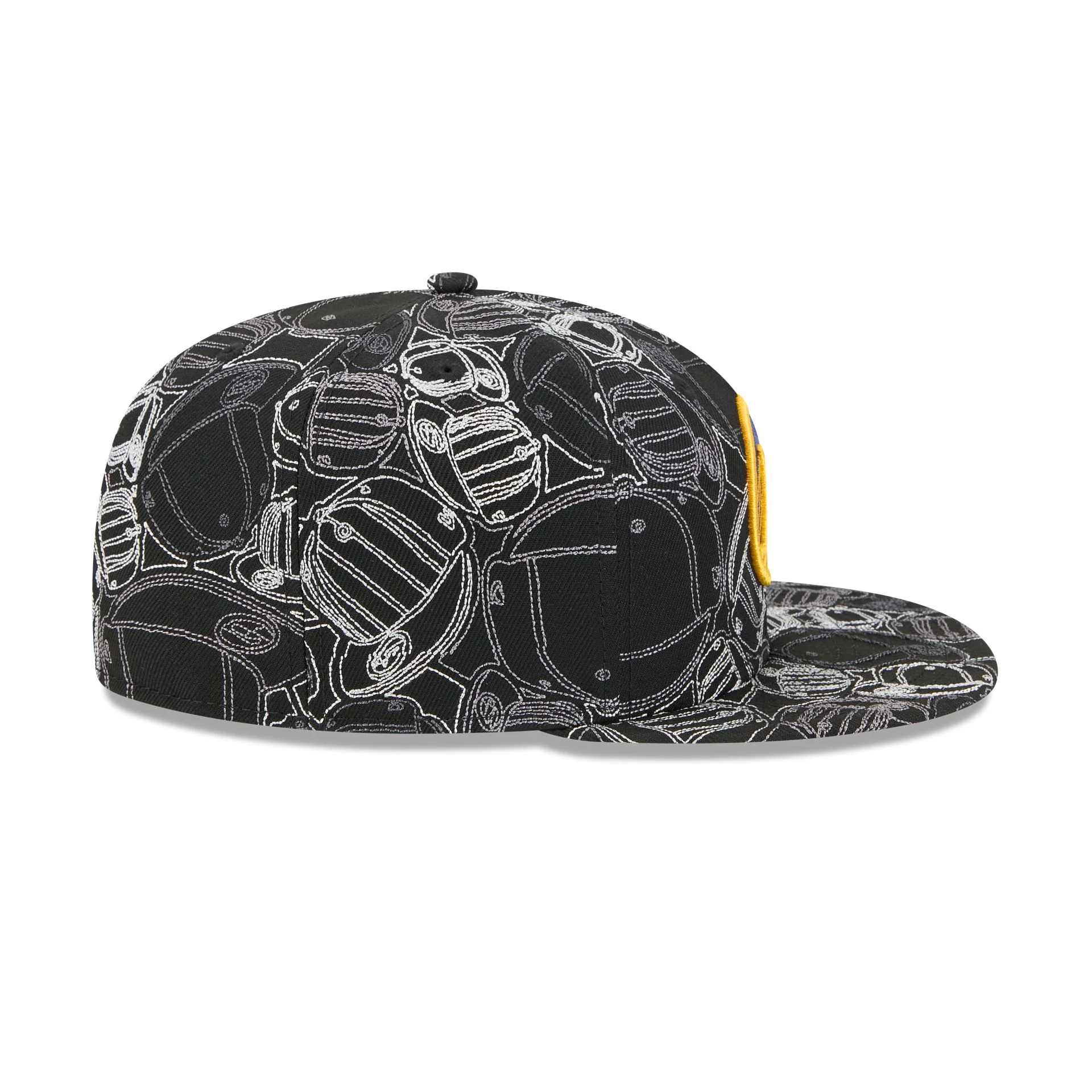 Golden State Warriors Cap Scramble 59FIFTY Fitted Hat - Image 5