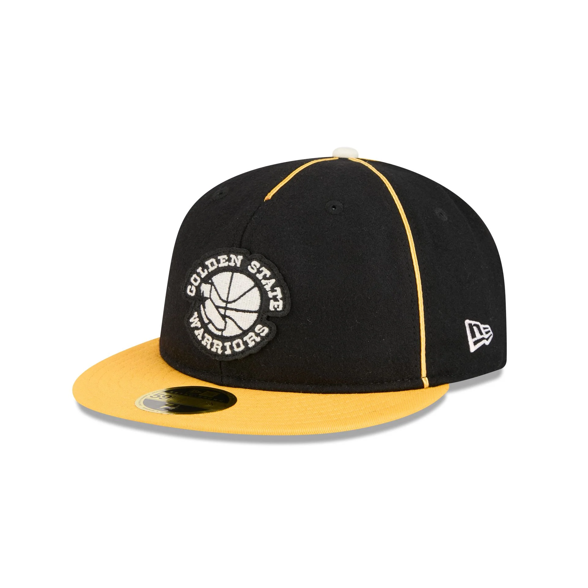 Golden State Warriors Felt Logo Retro Crown 59FIFTY Fitted Hat - Image 3