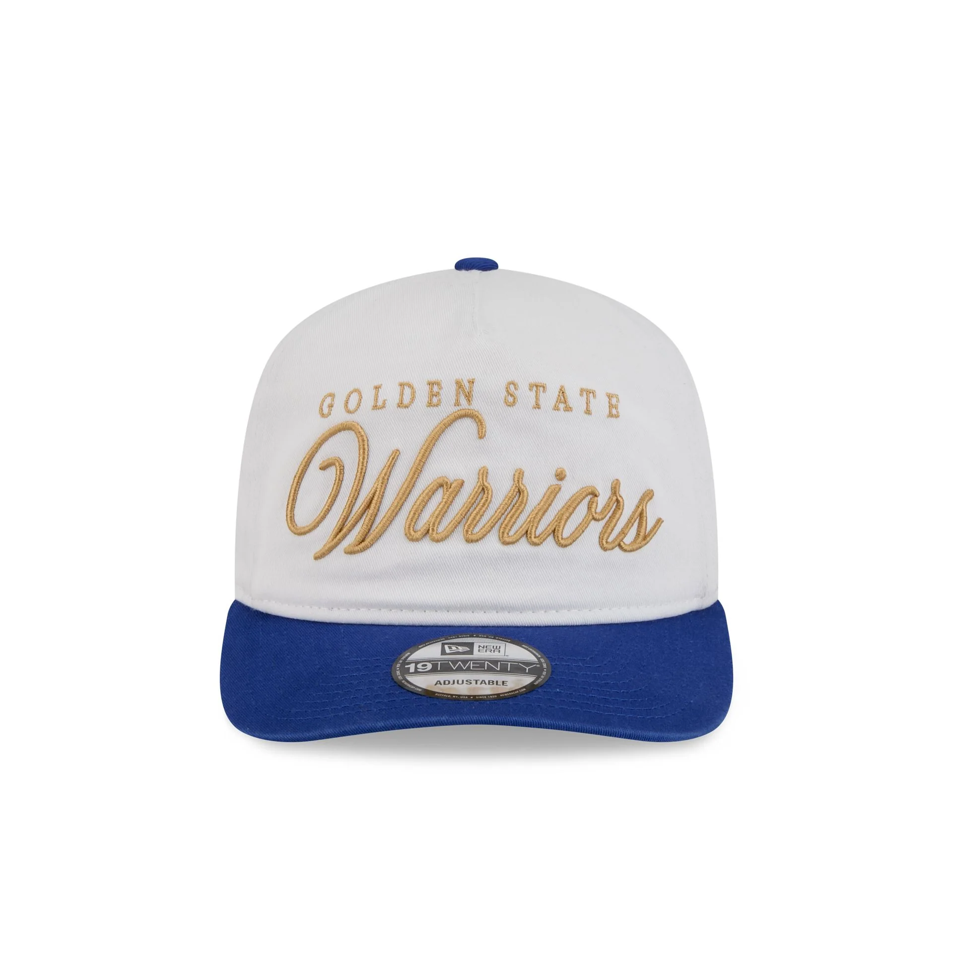 Golden State Warriors Gold Scripted 19TWENTY Adjustable Hat - Image 2