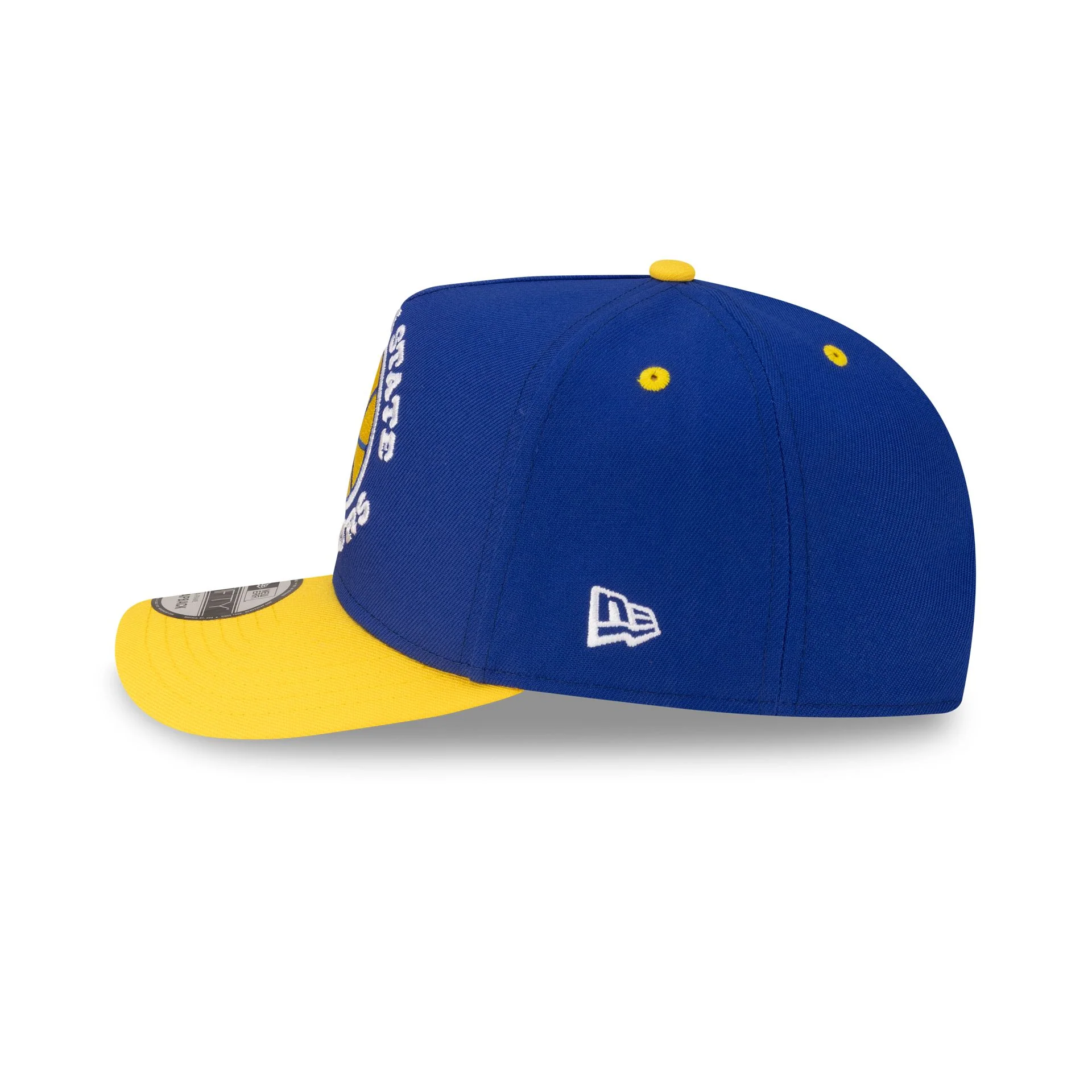 Golden State Warriors Hardwood Classics 80s Two Tone 9FIFTY A-Frame Snapback Hat - Image 4