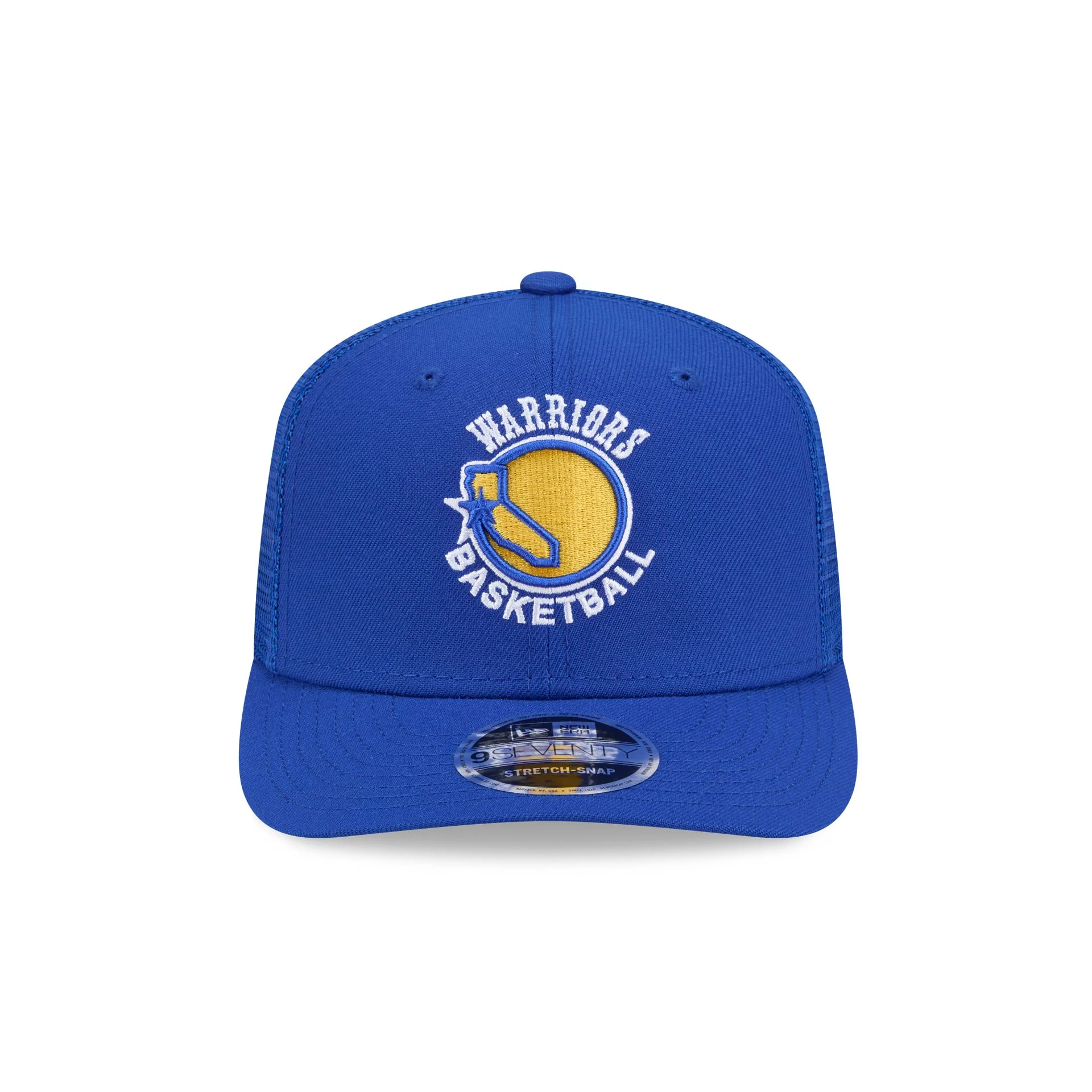 Golden State Warriors 1972-1974 Hardwood Classics 9SEVENTY Trucker Hat - Image 2