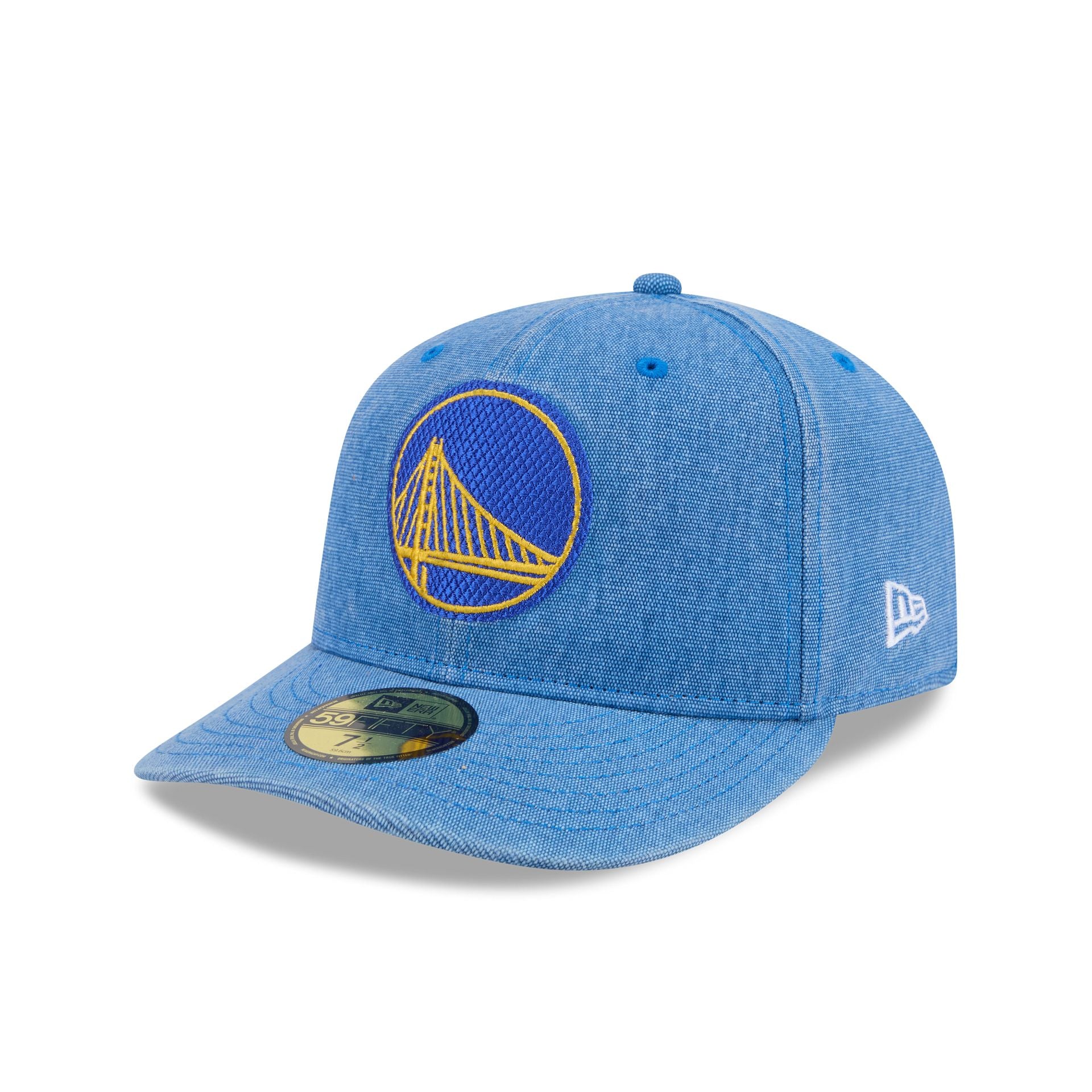 Golden State Warriors Hardwood Classics Diamond Stitch 59FIFTY Fitted Hat - Image 3