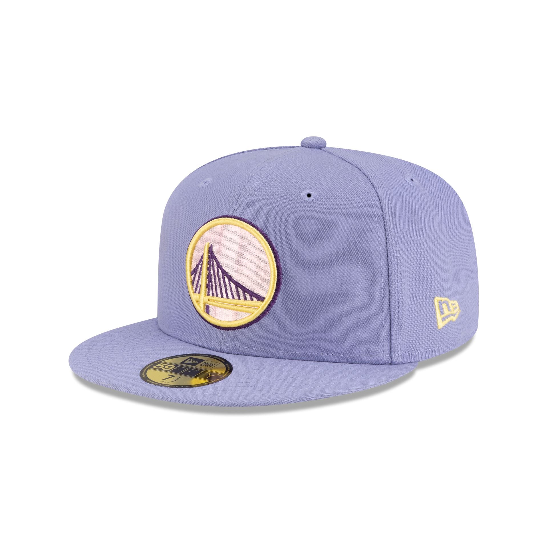Golden State Warriors Lavender Pack 59FIFTY Fitted Hat - Image 3