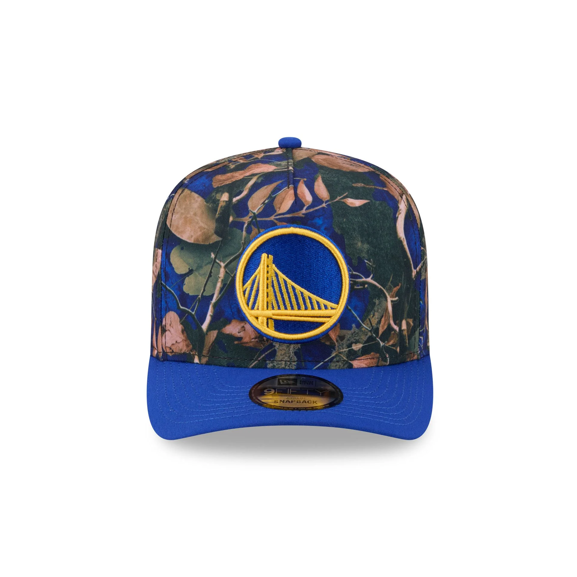 Golden State Warriors Leaves 9FIFTY A-Frame Snapback Hat - Image 2