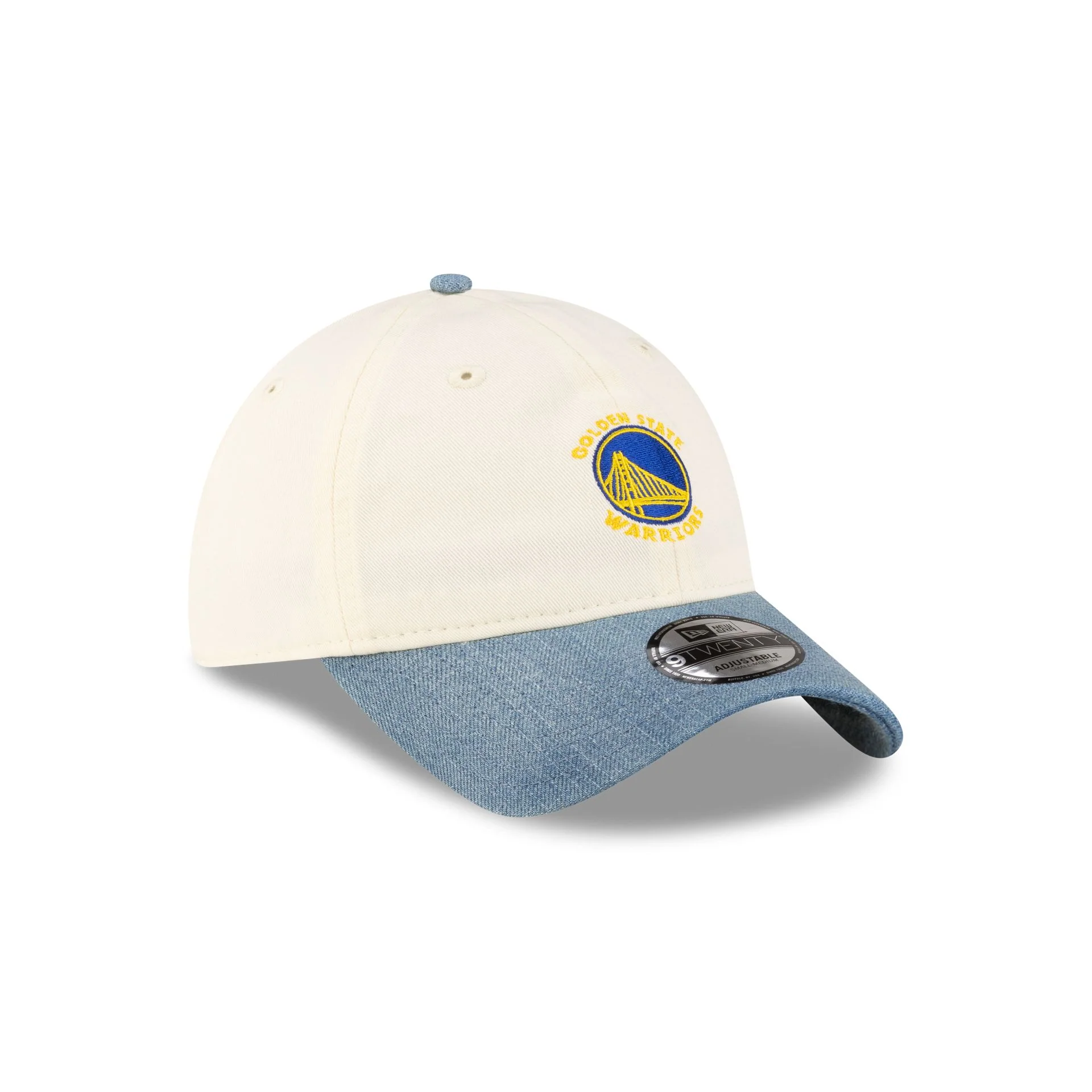 Golden State Warriors Mini Logo 9TWENTY Adjustable Hat - Image 3