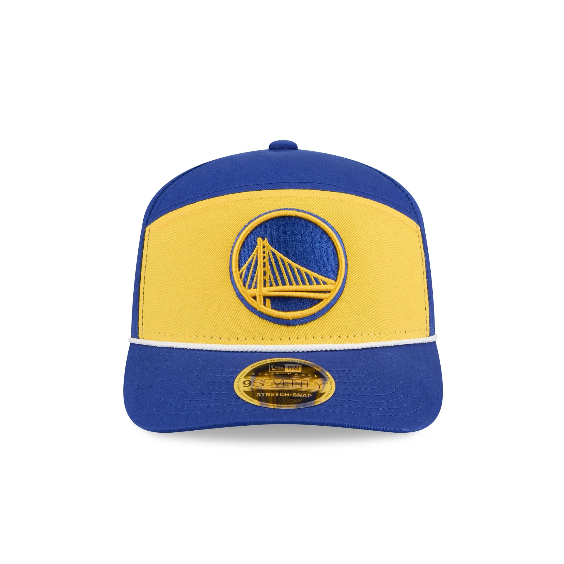 Golden State Warriors Split Panel 9SEVENTY Stretch-Snap Hat - Image 2