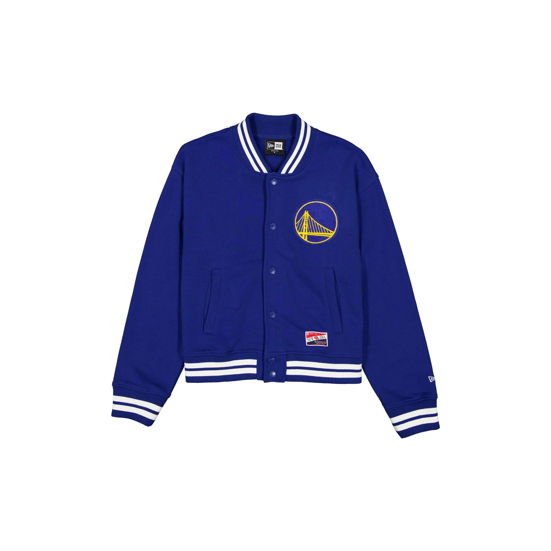 Golden State Warriors Throwback Women's Snap Front Jacket