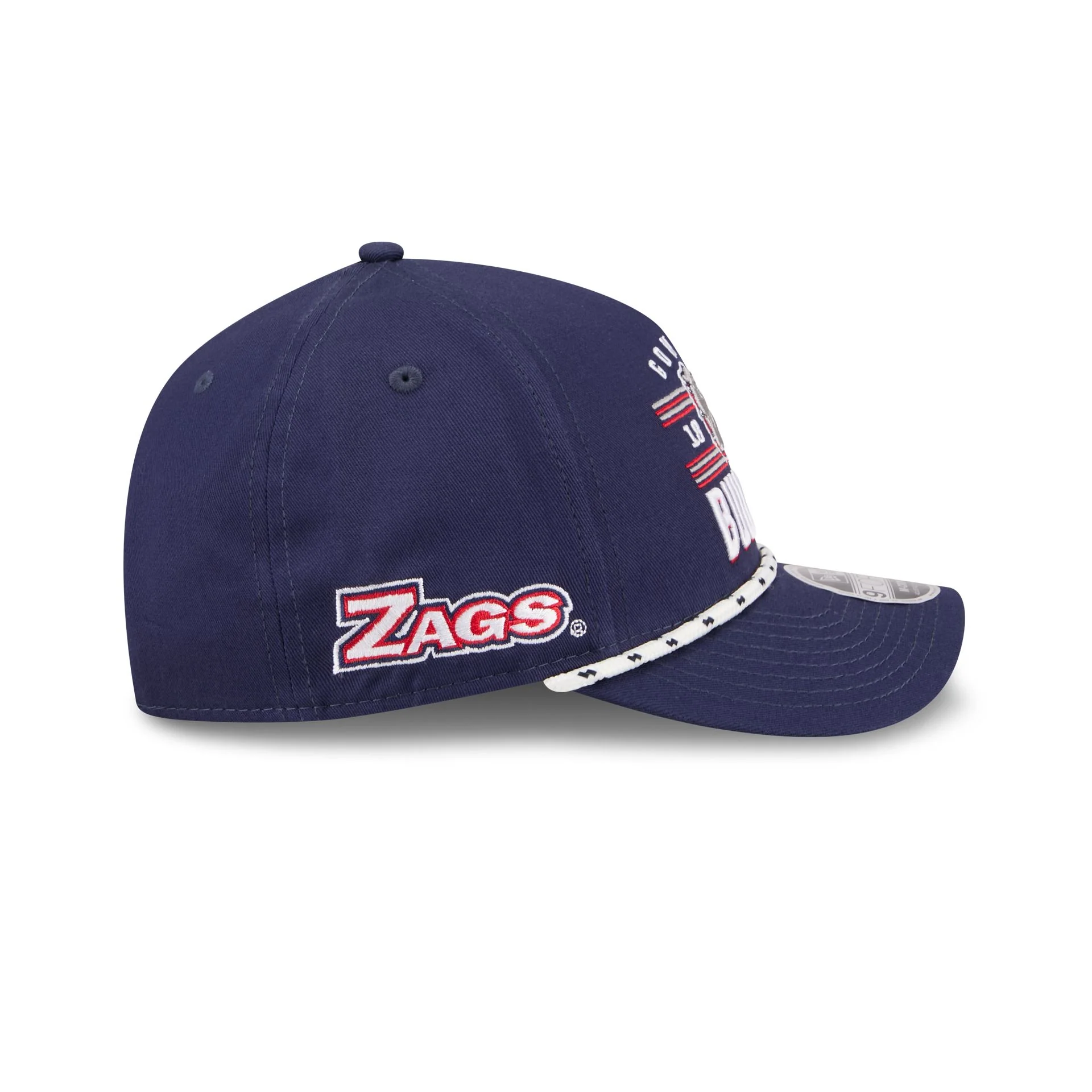 Gonzaga Bulldogs March Madness 9FORTY M-Crown A-Frame Snapback Hat - Image 4