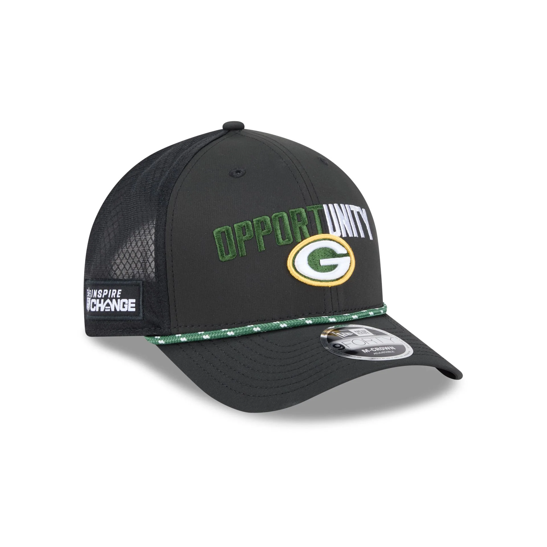 Green Bay Packers 2025 Inspire Change 9FORTY M-Crown Snapback Hat - Image 3