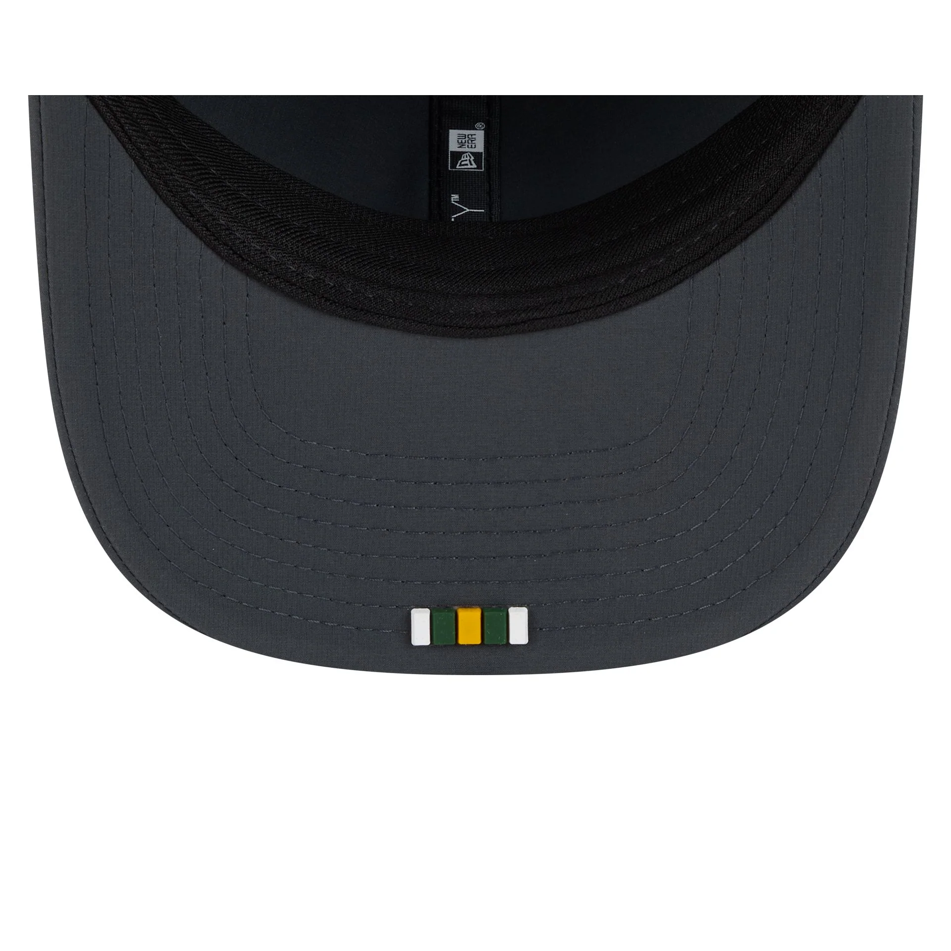 Green Bay Packers 2025 Sideline Cold Weather Steel Clouds 9SEVENTY Stretch-Snap Hat - Image 7