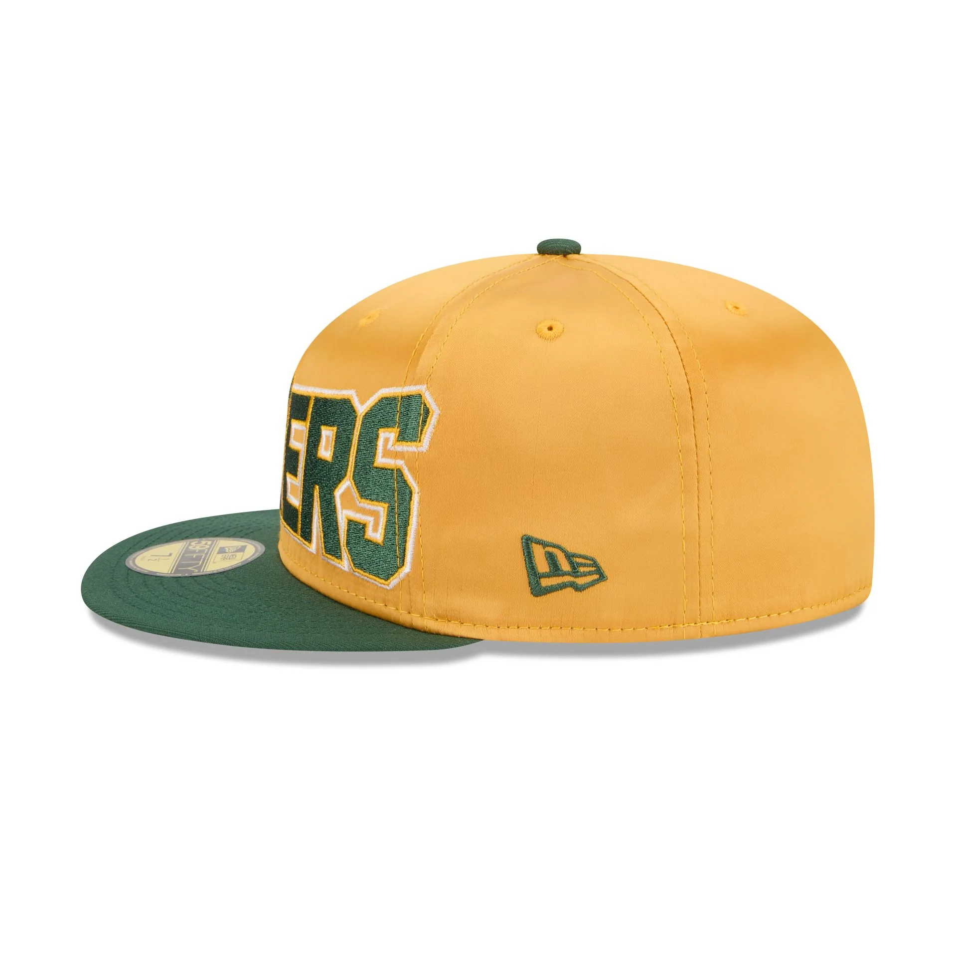 Green Bay Packers Bold Satin 59FIFTY Fitted Hat - Image 4