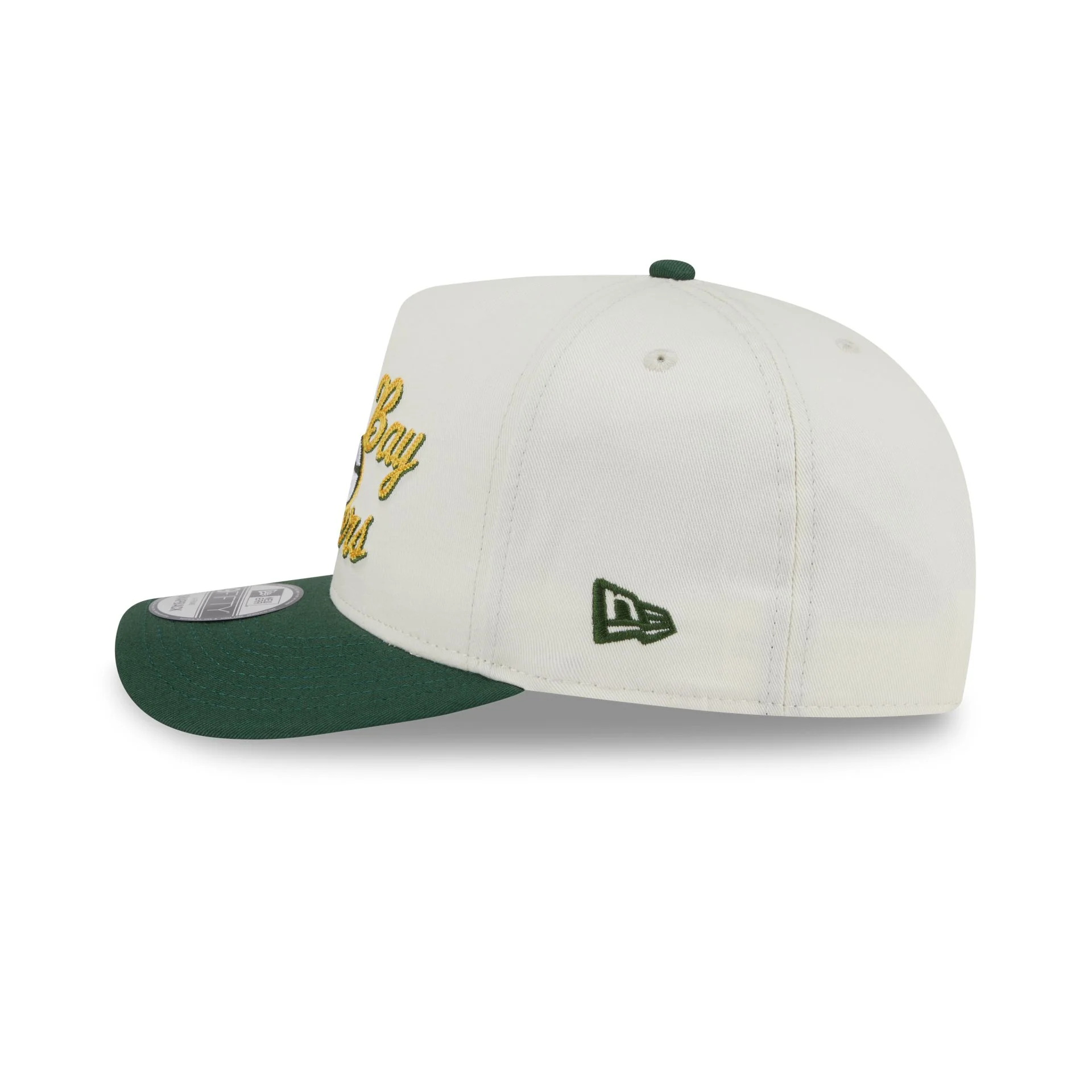Green Bay Packers Chainstitch 9FIFTY A-Frame Snapback Hat - Image 4