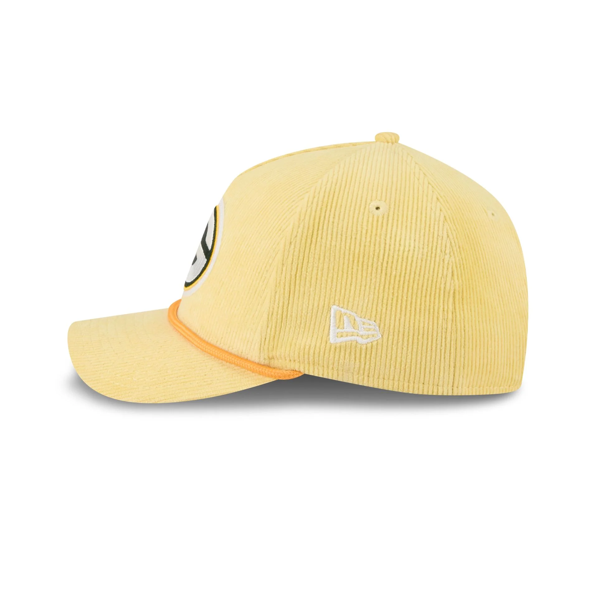Green Bay Packers Corduroy 9FORTY M-Crown A-Frame Snapback Hat - Image 4
