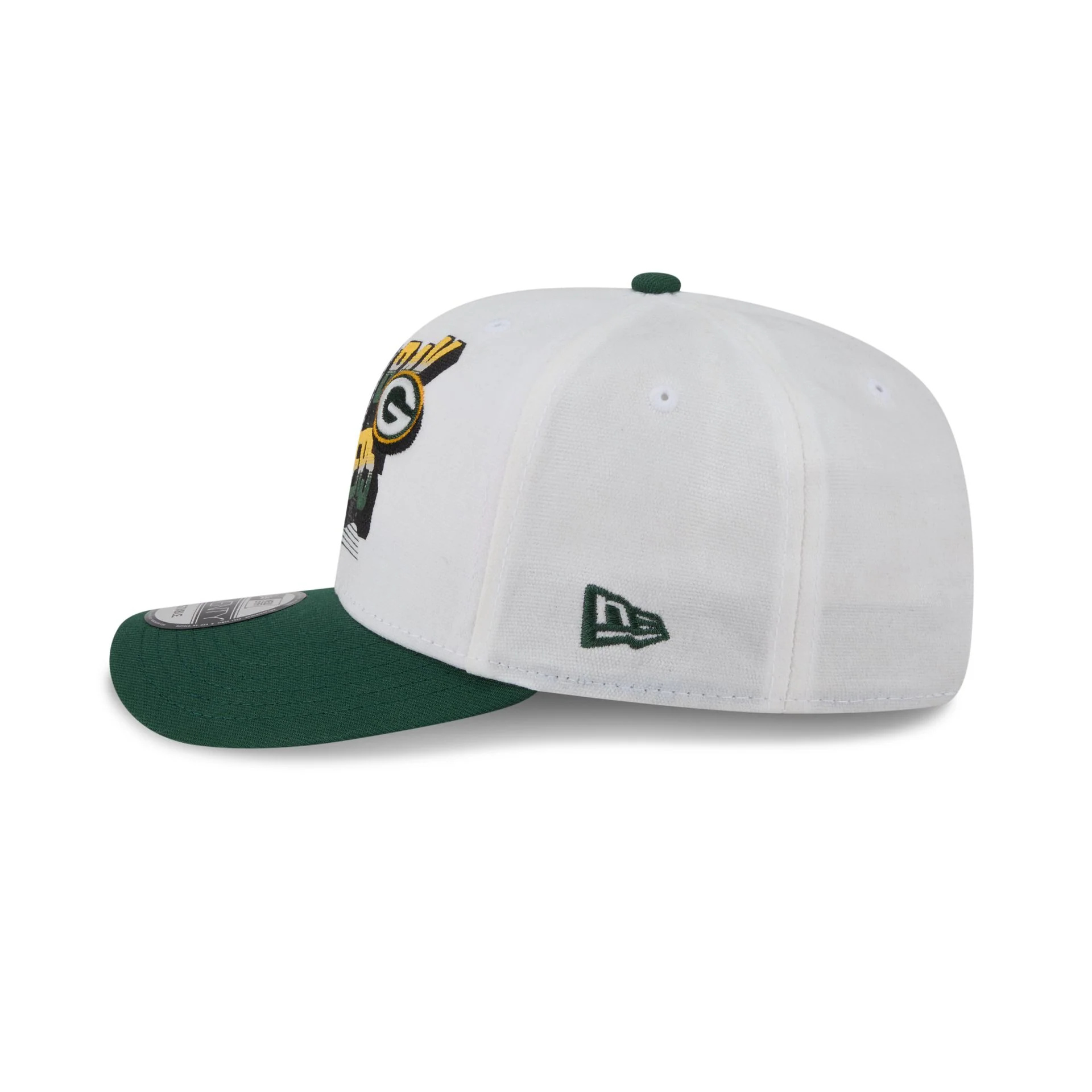 Green Bay Packers Duck Cloth 9SEVENTY Adjustable Hat - Image 4