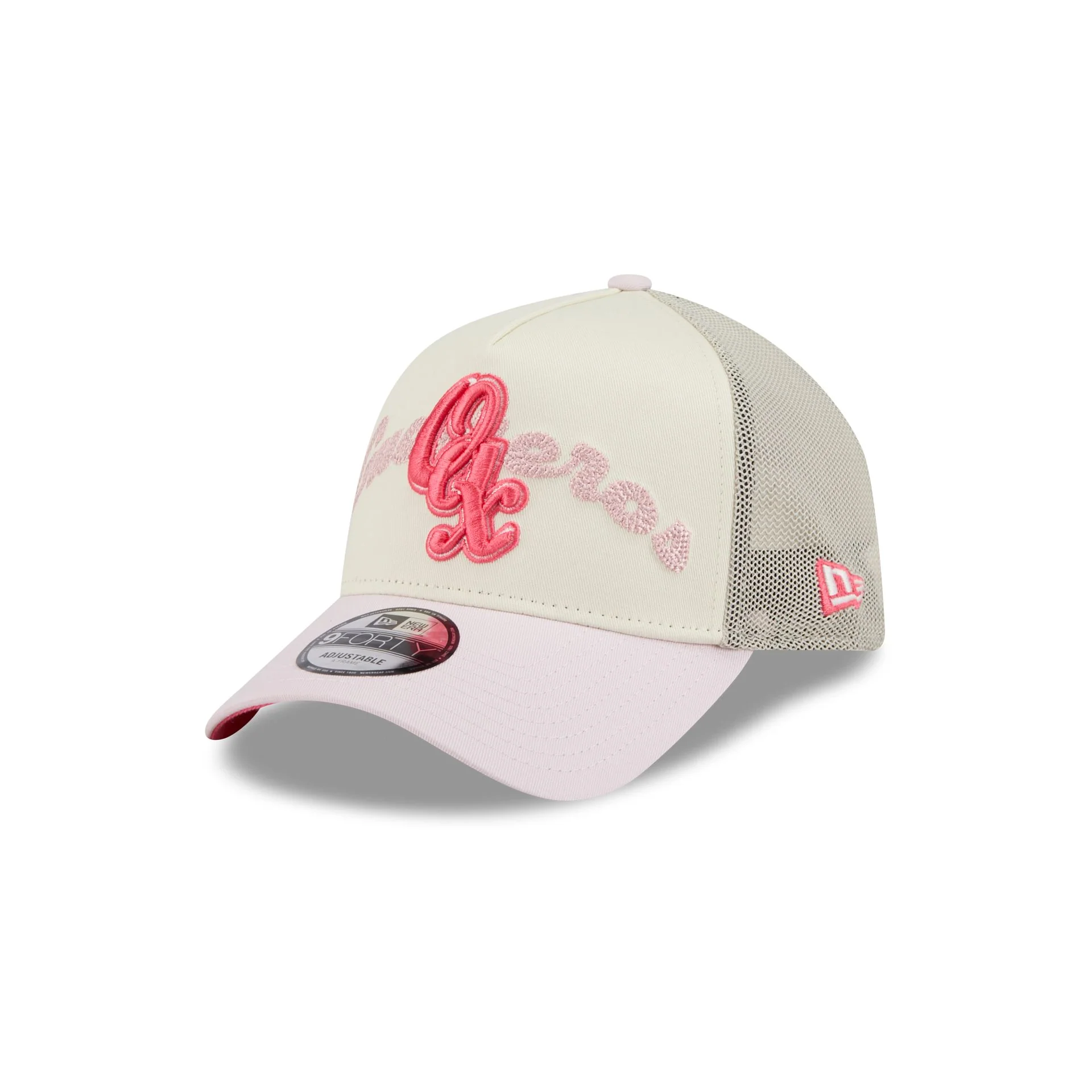 Guerreros de Oaxaca Stacked Wordmark 9FORTY A-Frame Snapback Hat - Image 3