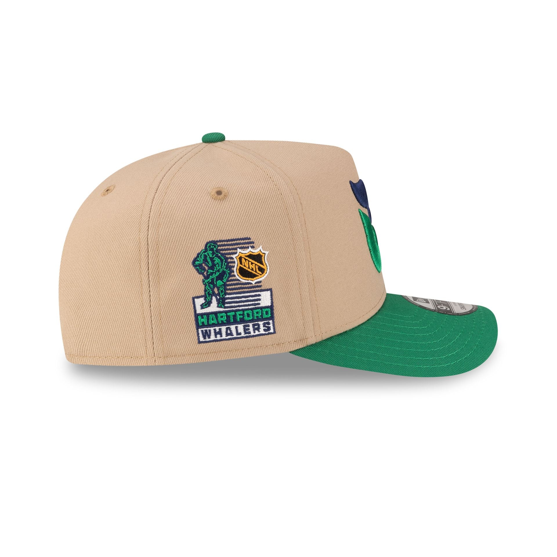 Hartford Whalers Camel 9FIFTY A-Frame Snapback Hat - Image 4