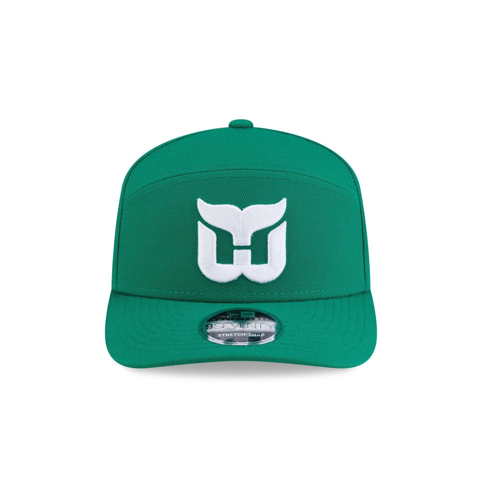 Hartford Whalers Poly Split Panel 9SEVENTY Stretch-Snap Hat - Image 2