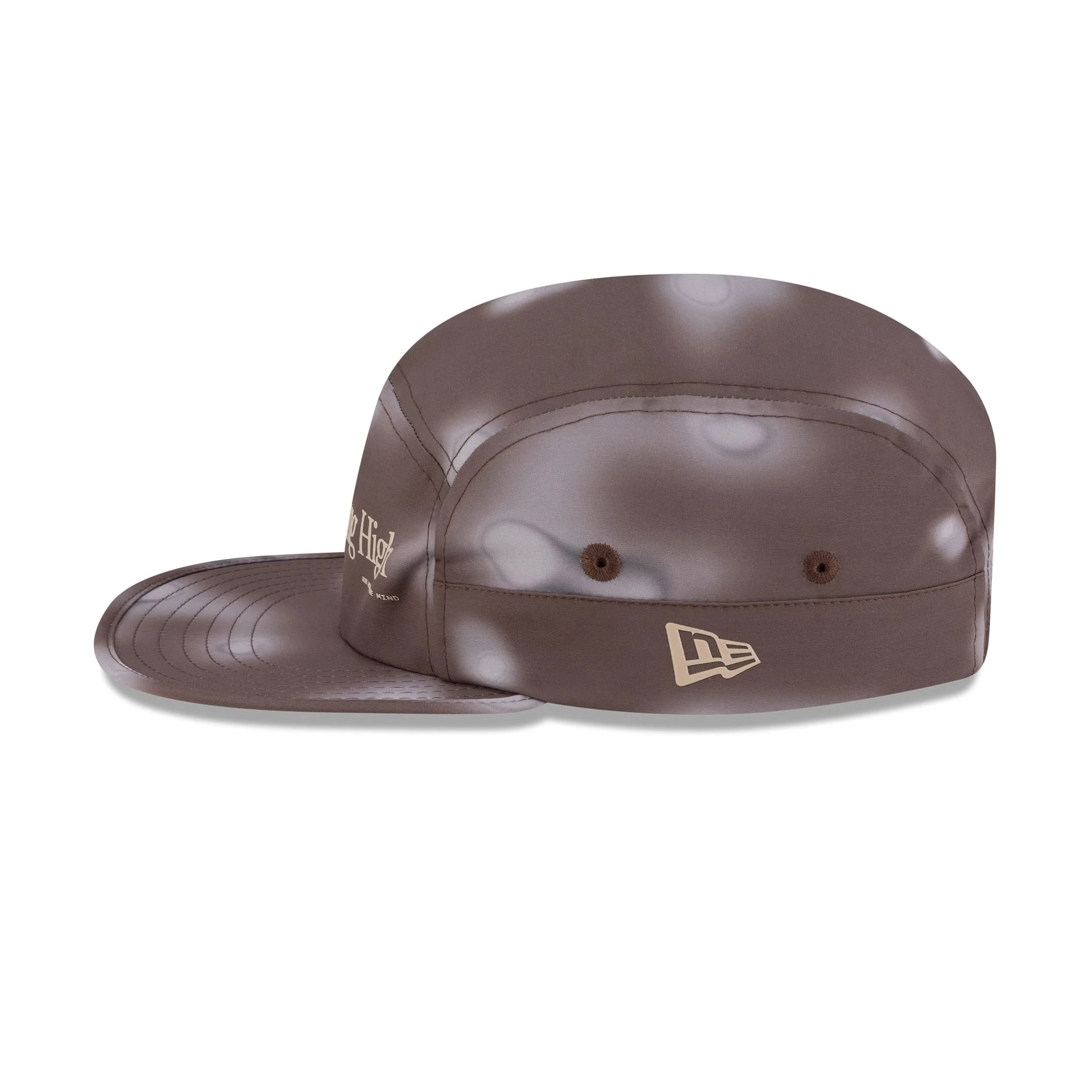 Hermanos Koumori Post Running High Brown Camper Adjustable Hat - Image 4