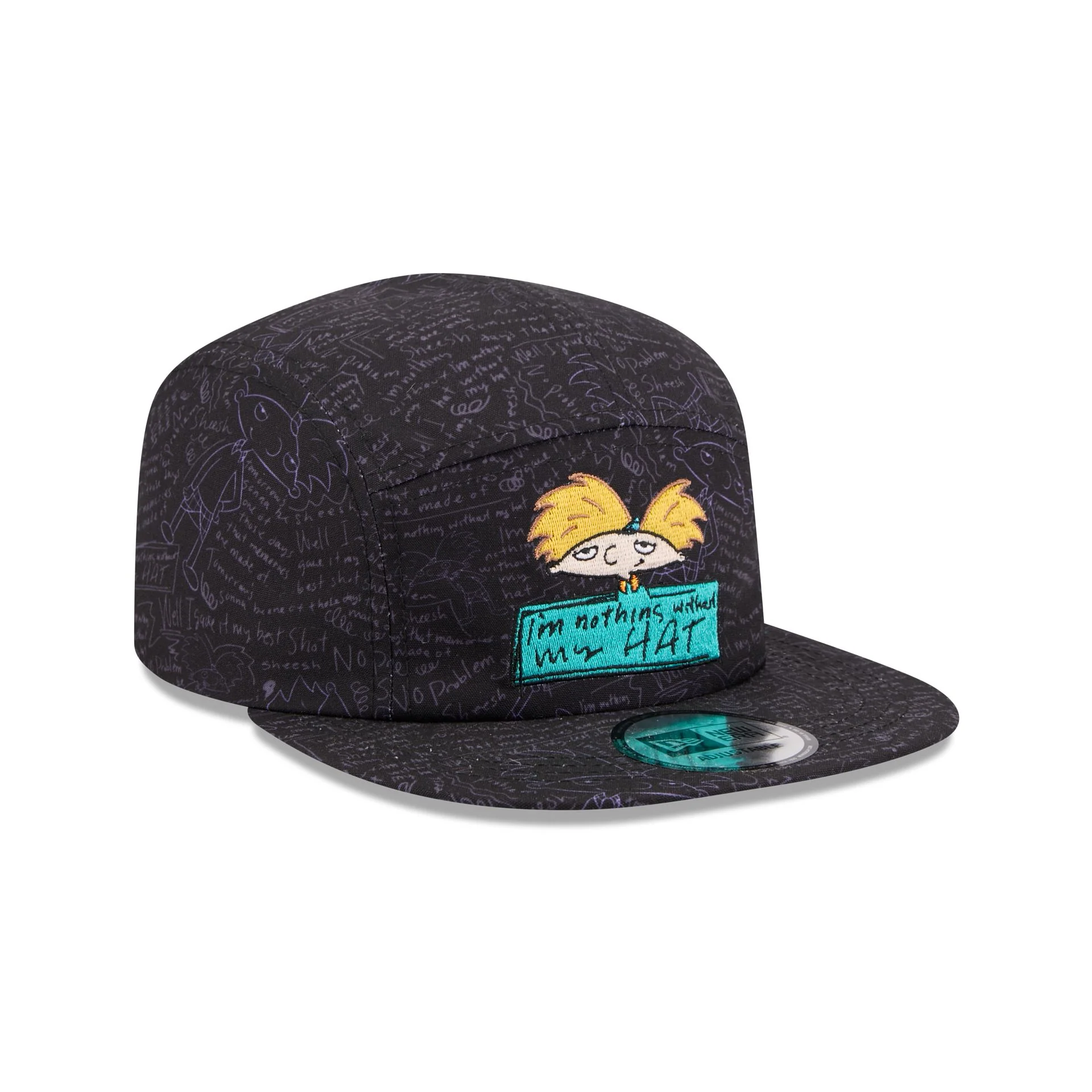 Hey Arnold! I'm Nothing Without My Hat Camper Adjustable Hat - Image 3